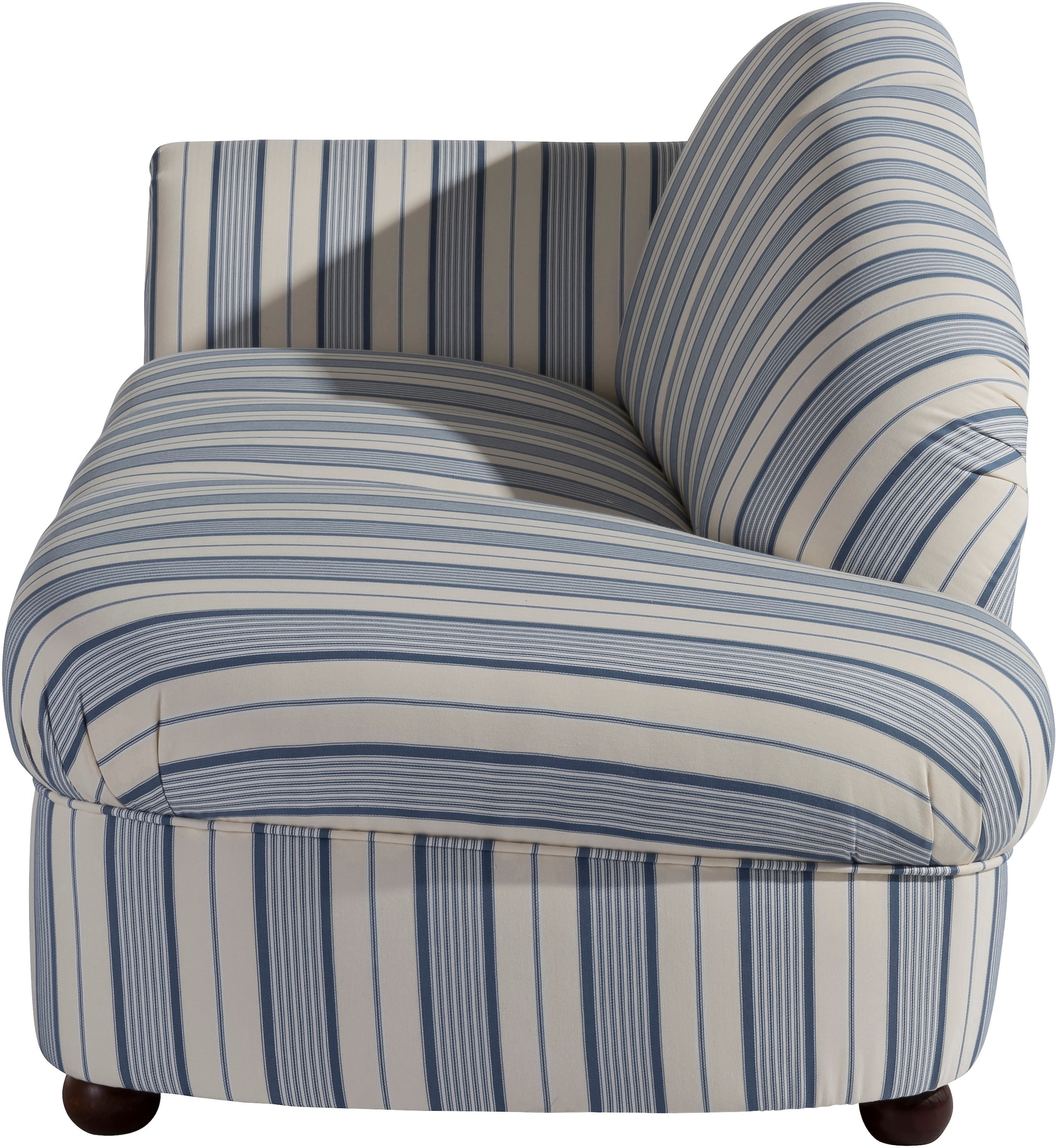 Max Winzer® Recamiere »Caros, klassisch moderne Recamiere im Landhausstil, Solitärmöbel,«, komfortabler Sitzkomfort durch Federkern, Retro, Streifendesign