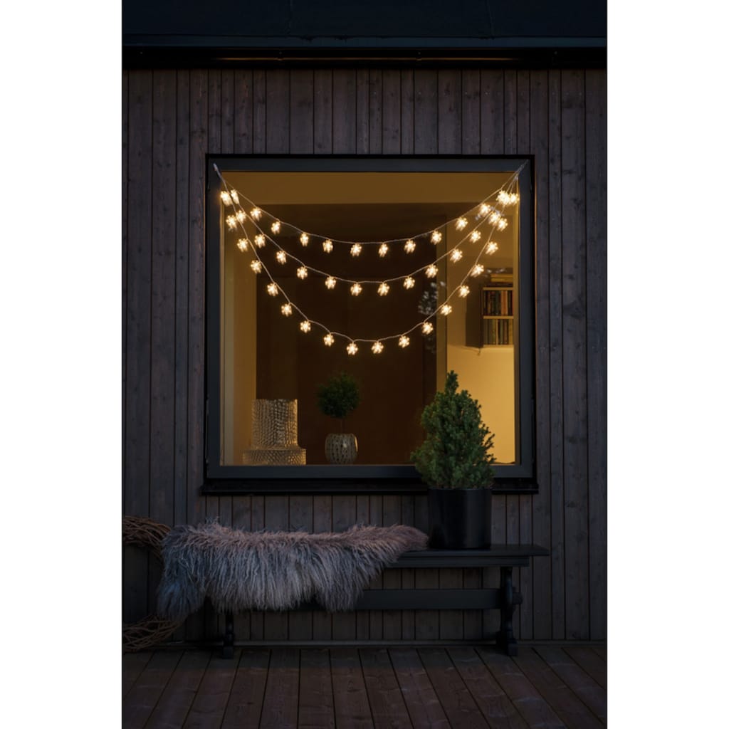 KONSTSMIDE LED-Lichtervorhang »Weihnachtsdeko aussen«