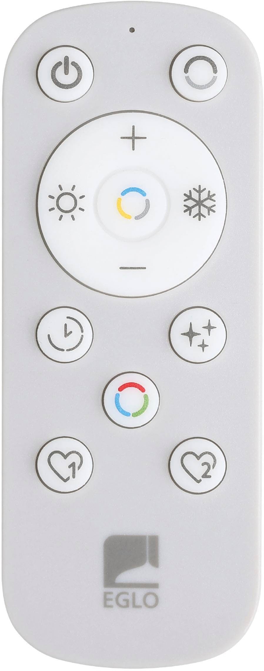 EGLO Deckenleuchte »Amandolo Deckenlampe RGB Backlight Fernbedienung inkl. geometrisch« LED-Modul 1 Stk. Kaltweiß | RGB Wand-/Deckenleuchte - L40 x B30 x H6,5 cm - schwarz - 17W inkl.