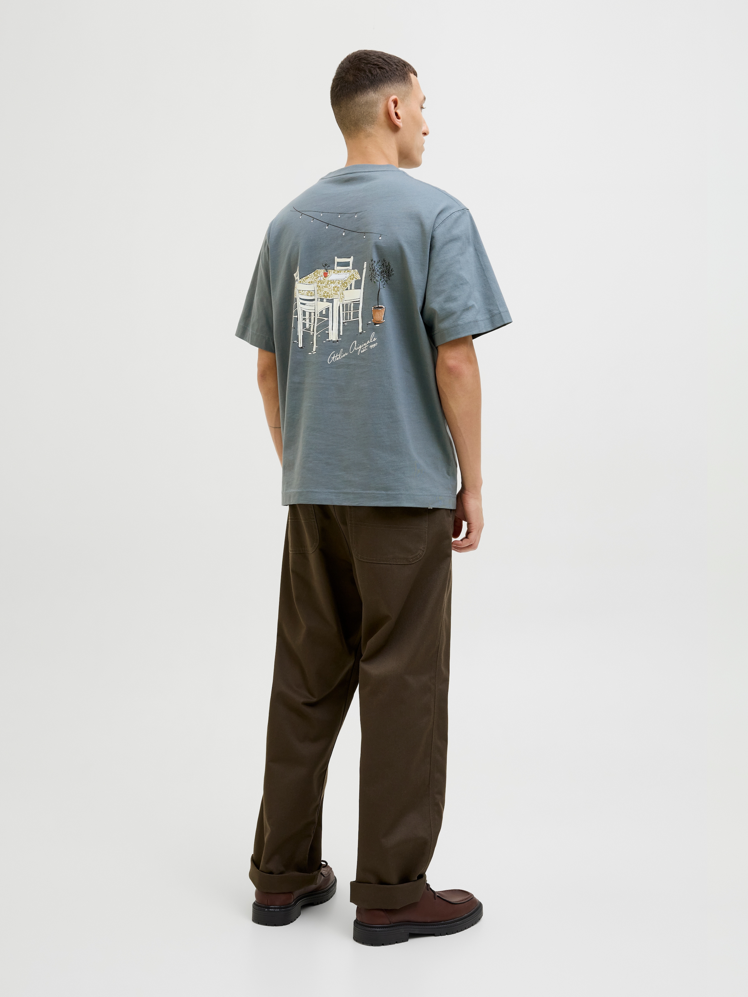 Jack & Jones T-Shirt »JORISLINGTON BACK TEE SS CREW NECK SN«
