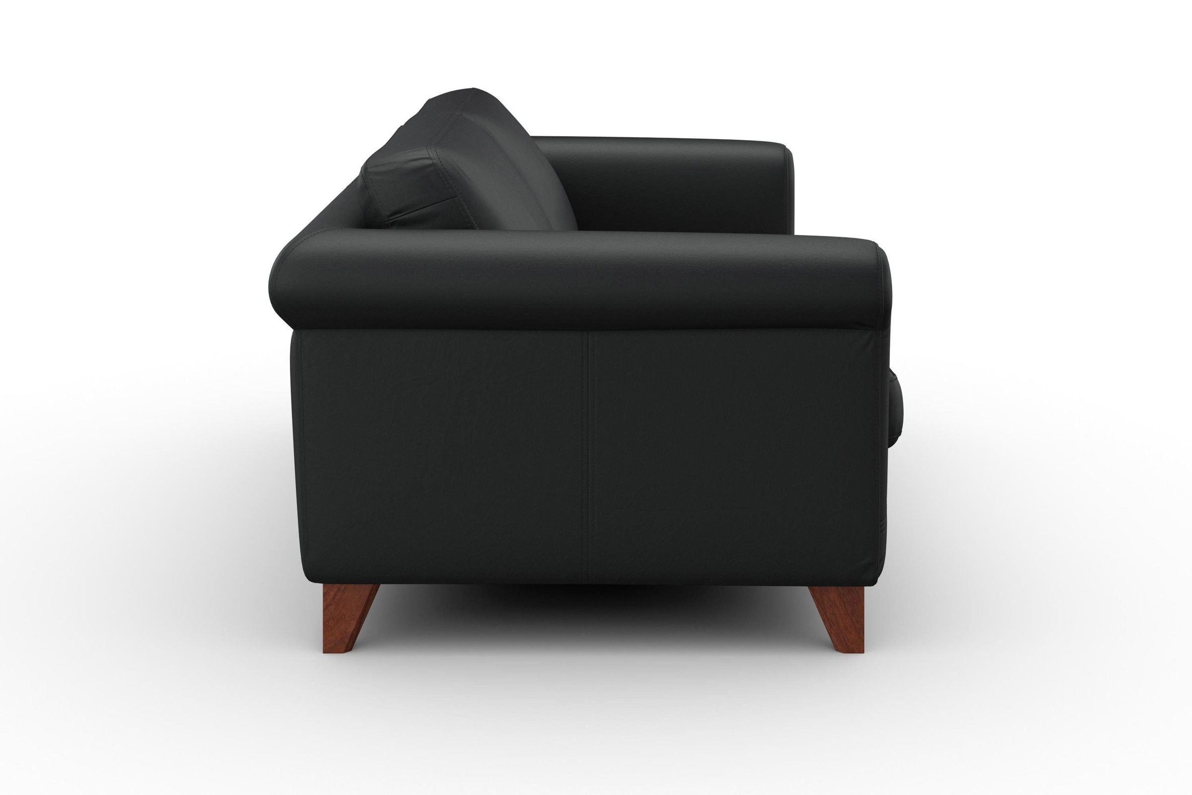 machalke® 2,5-Sitzer »amadeo«, Ledersofa mit geschwungenen Armlehnen, Breite 180 cm