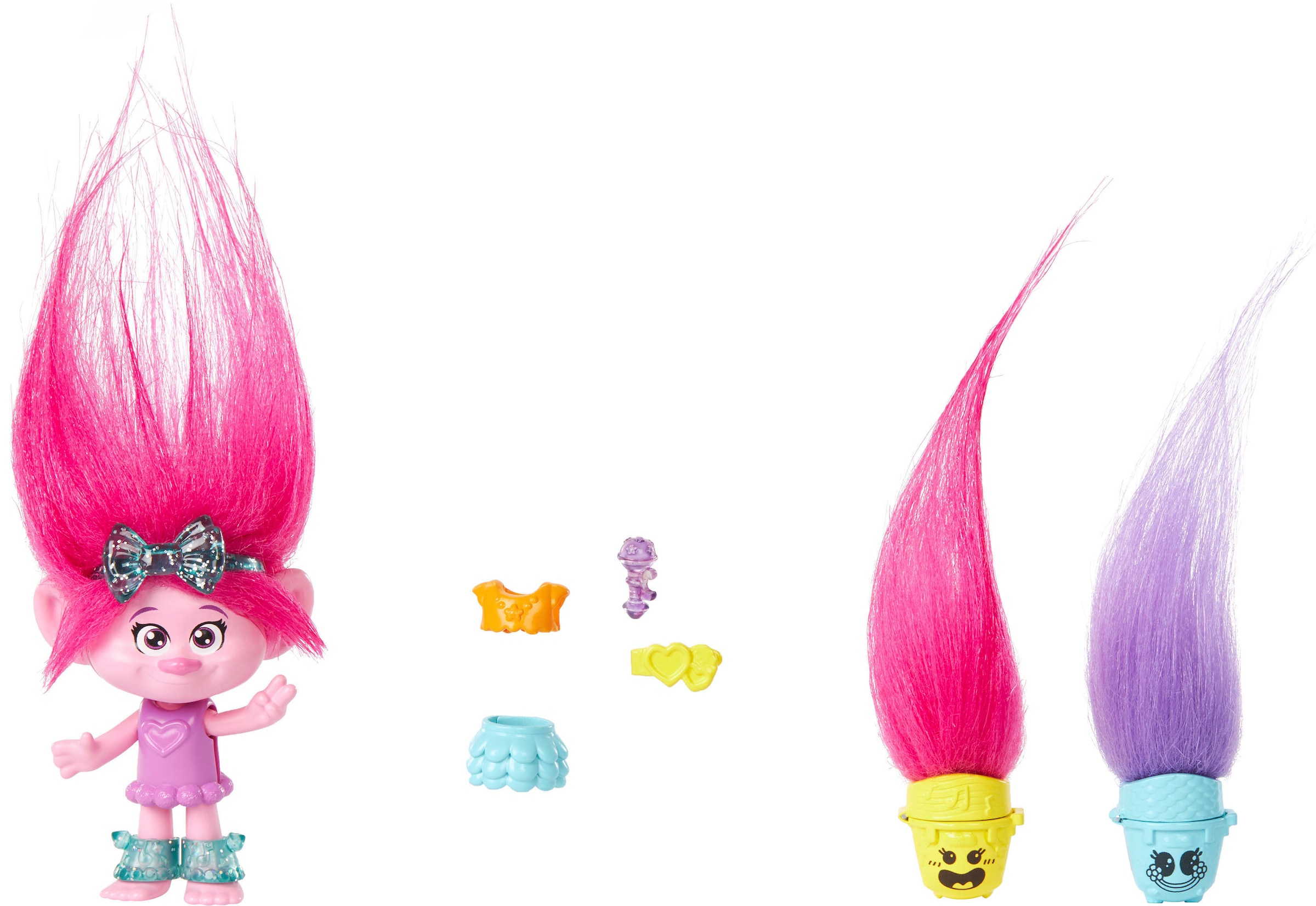 Mattel® Minipuppe »Trolls, Hair Pops Königin Poppy«