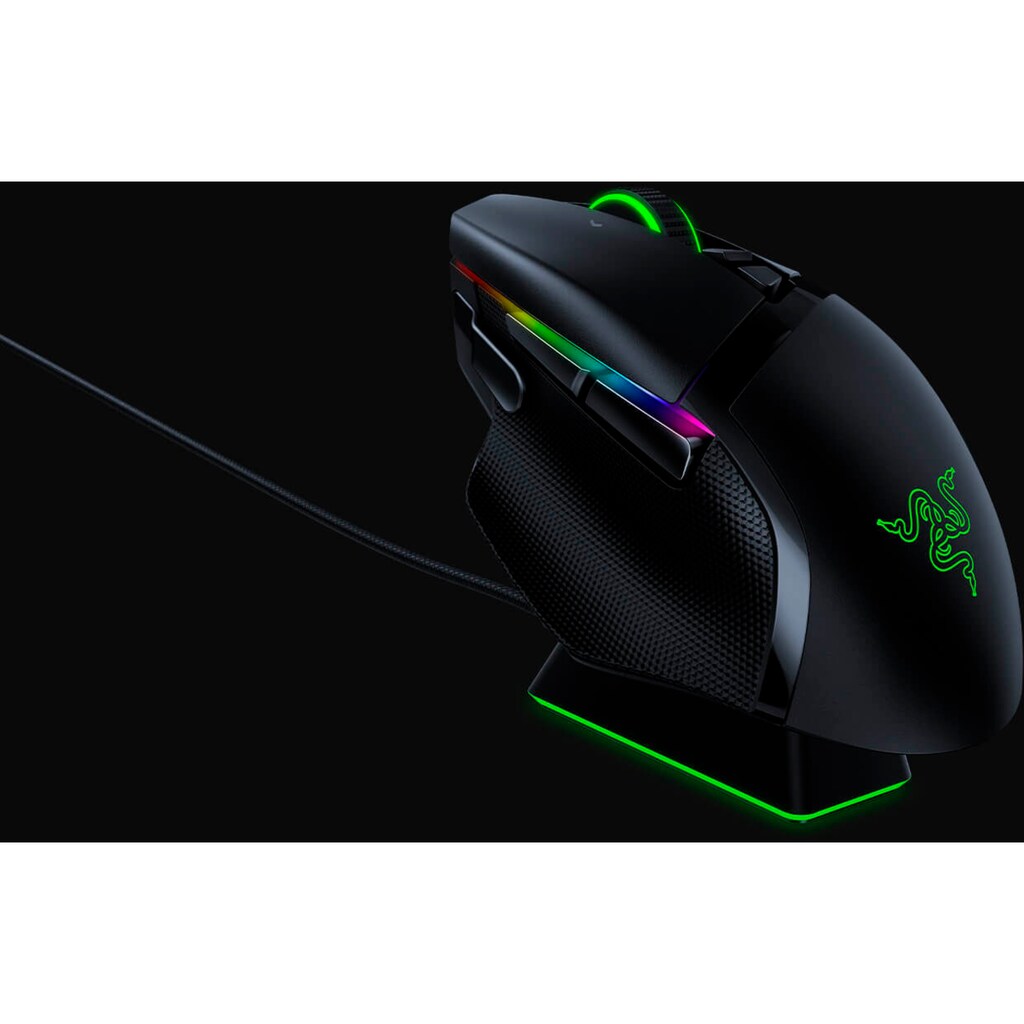 RAZER Maus »Basilisk Ultimate + Mouse Dock«, kabellos