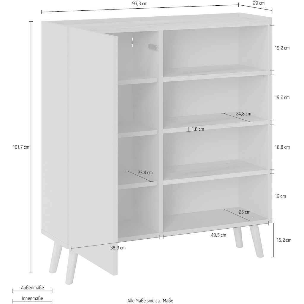 INOSIGN Kommode »Scandi«, Höhe 102 cm