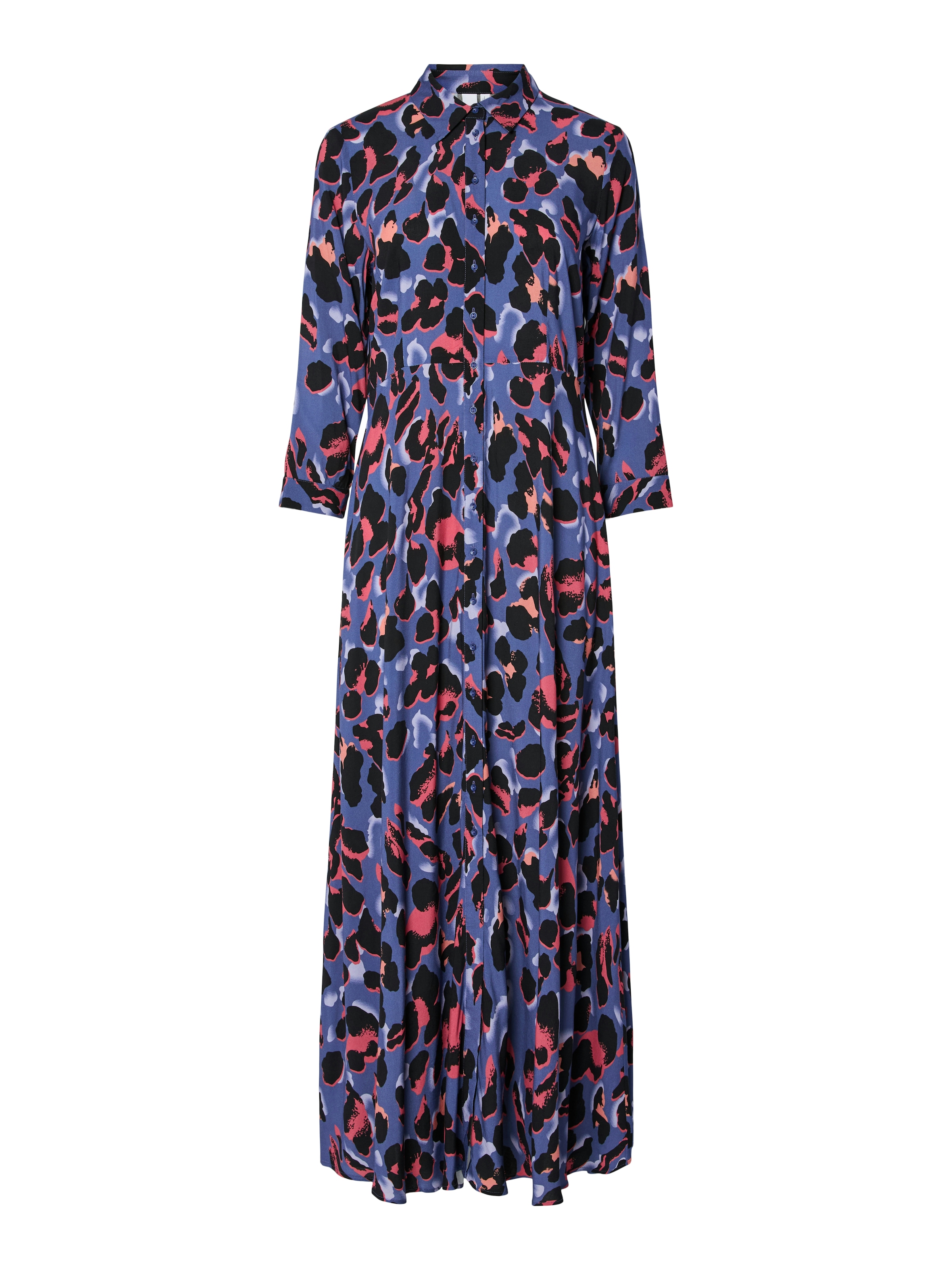 Y.A.S Hemdblusenkleid »YASSAVANNA LONG SHIRT DRESS«, Sommerkleid, mit 3/4 Ärmel