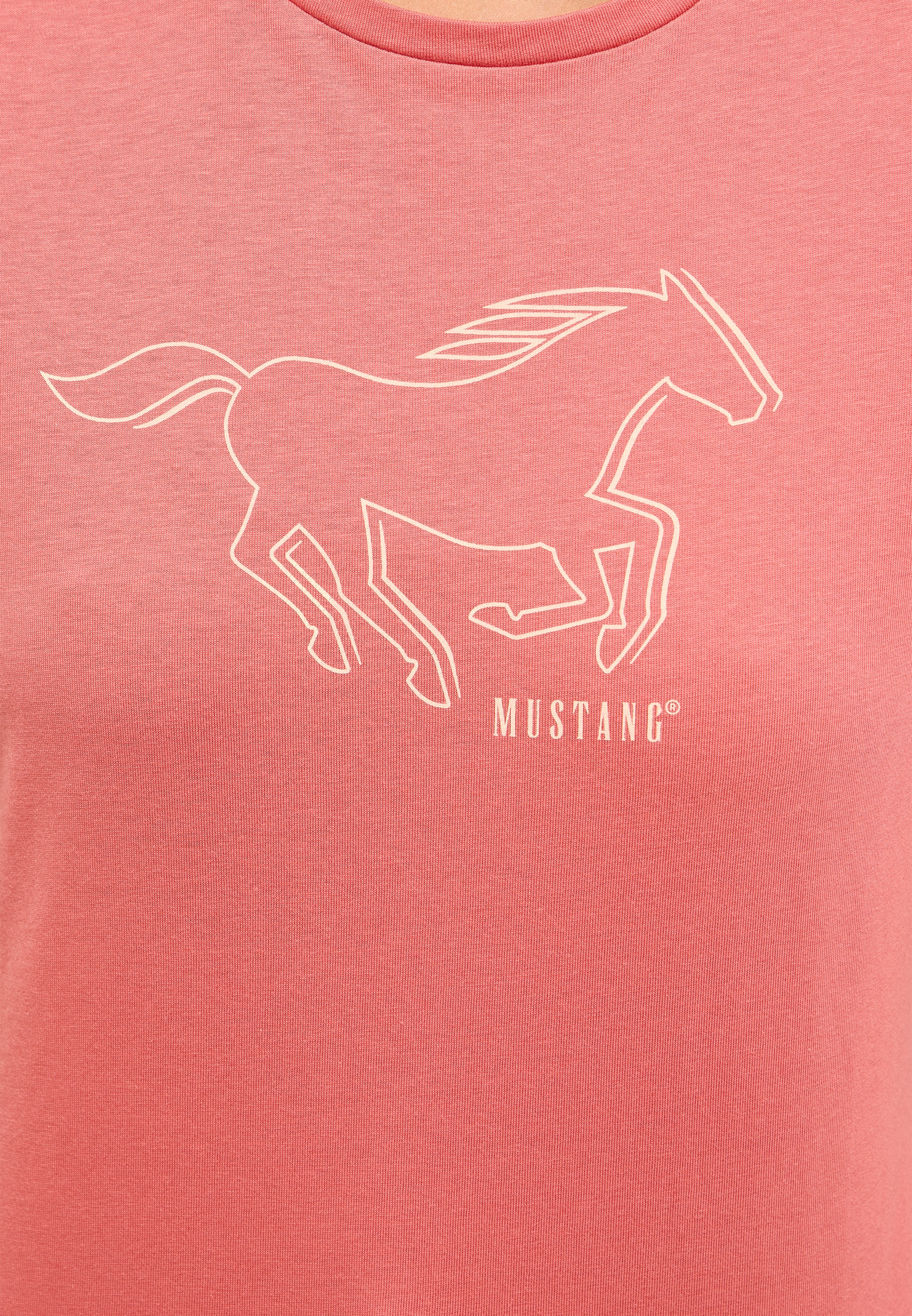 MUSTANG Kurzarmshirt »Damen Style Loa«