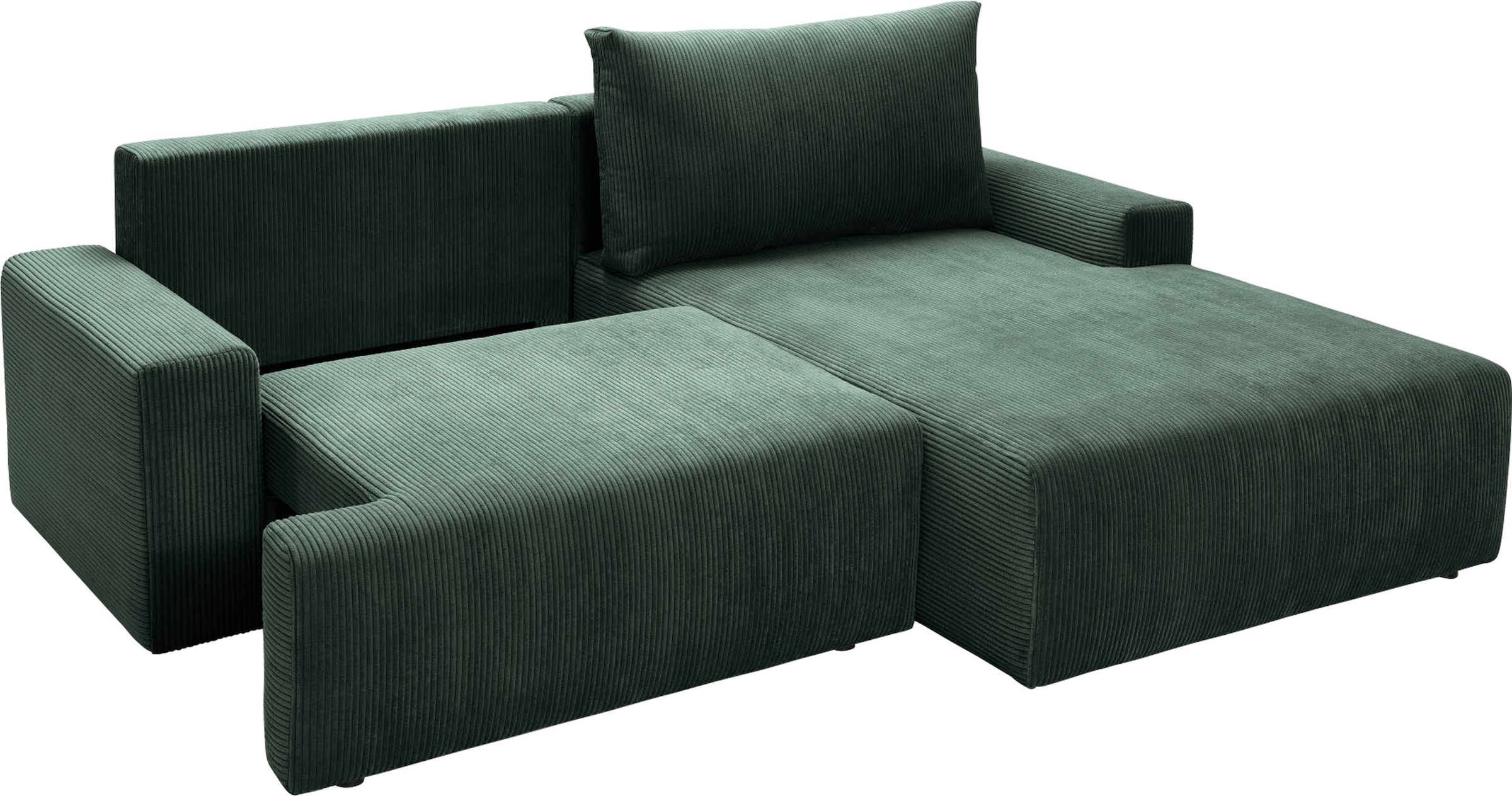 exxpo - sofa fashion Ecksofa verschiedenen und Cord-Farben inklusive in »Orinoko«, OTTO Bettfunktion kaufen bei Bettkasten