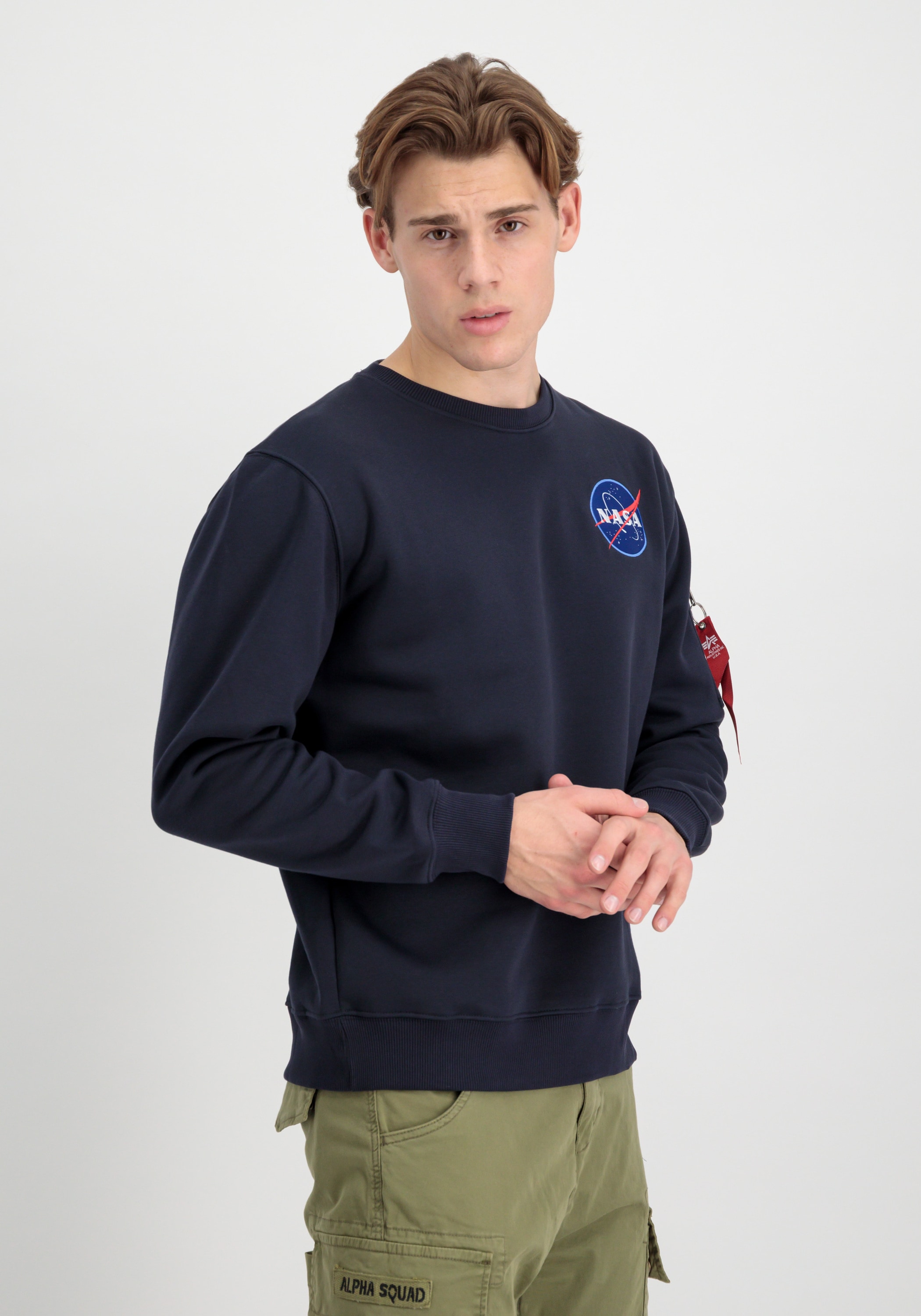 Alpha Industries Sweater »Alpha Industries Men - Sweatshirts Space Shuttle Sweater«