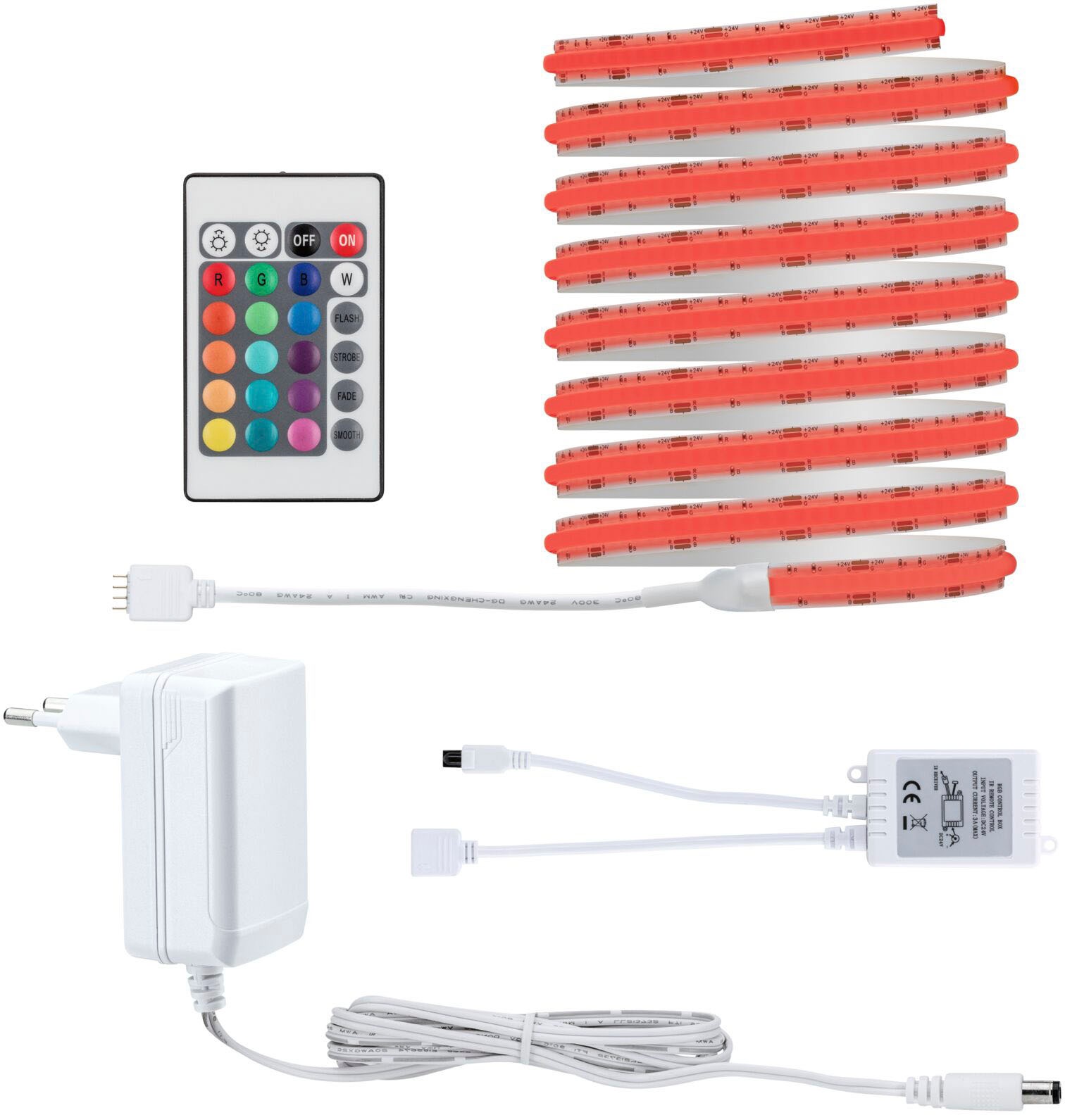Paulmann LED-Streifen »SimpLED Full-Line COB Basisset 3m 22W RGB 990lm«, 1 St.-flammig