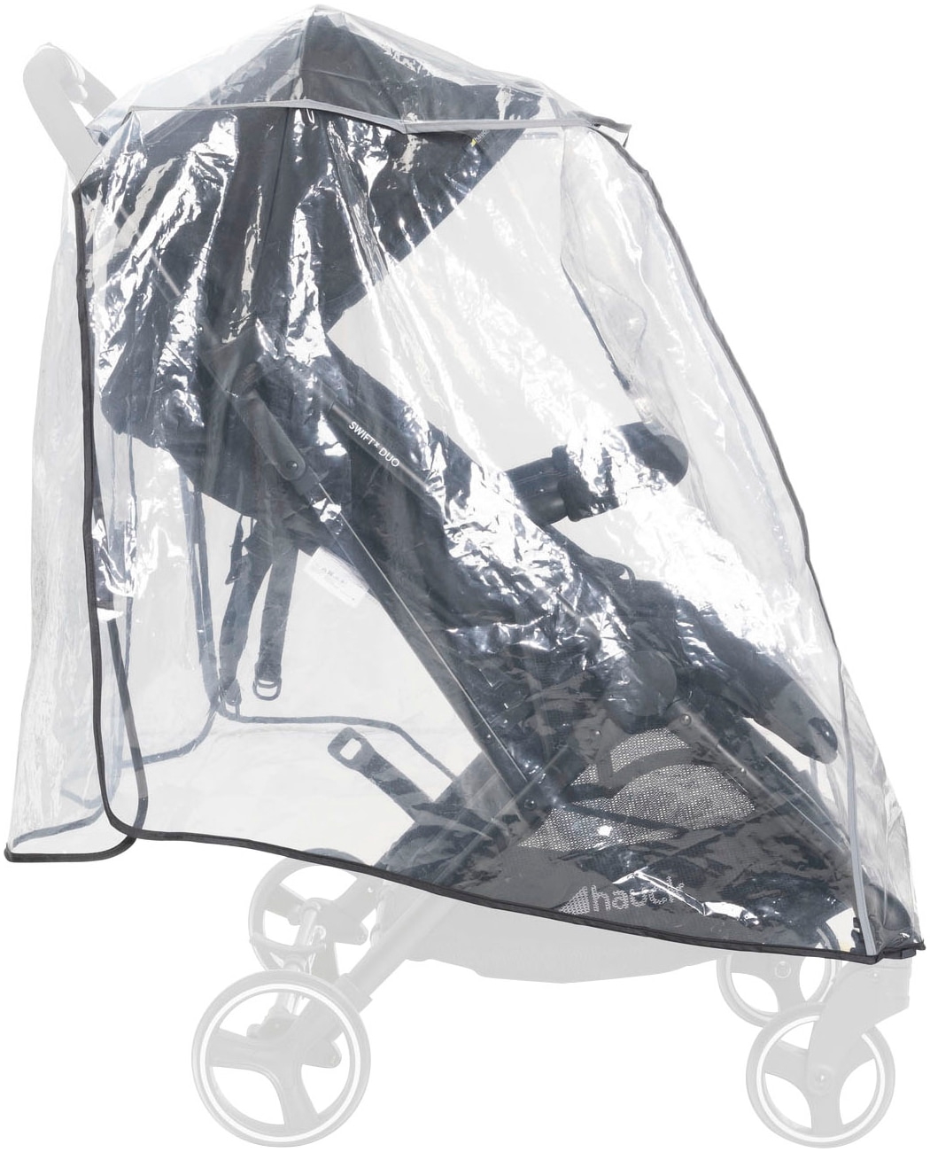 Hauck Kinderwagen-Regenschutzhülle »Pushchair Raincover Duo«, für Geschwisterwagen