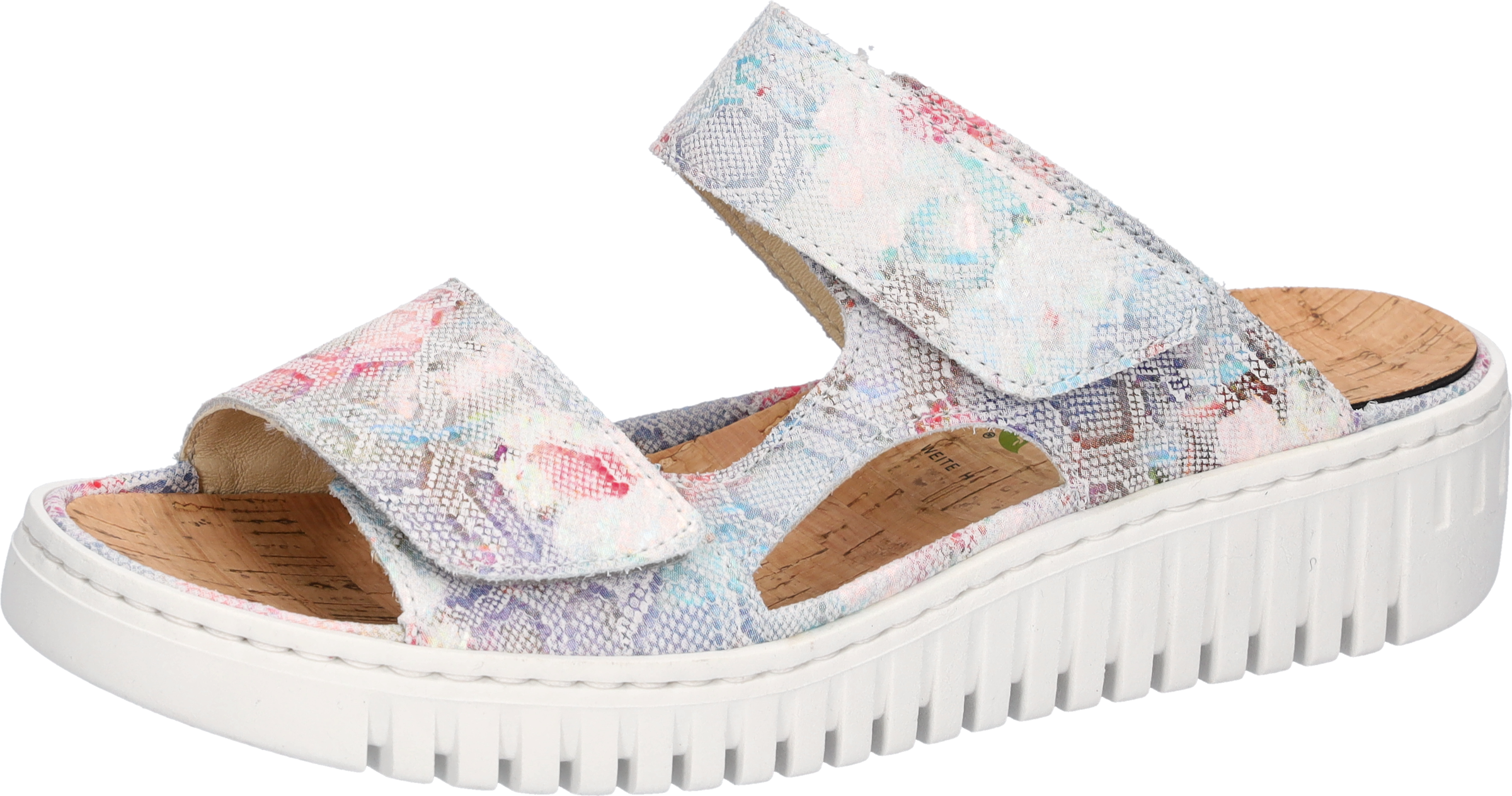 Waldläufer Pantolette »H-WILLOW«  Sommerschuh, Hausschuh, Keilpantolette in Komfortweite H (= sehr weit)