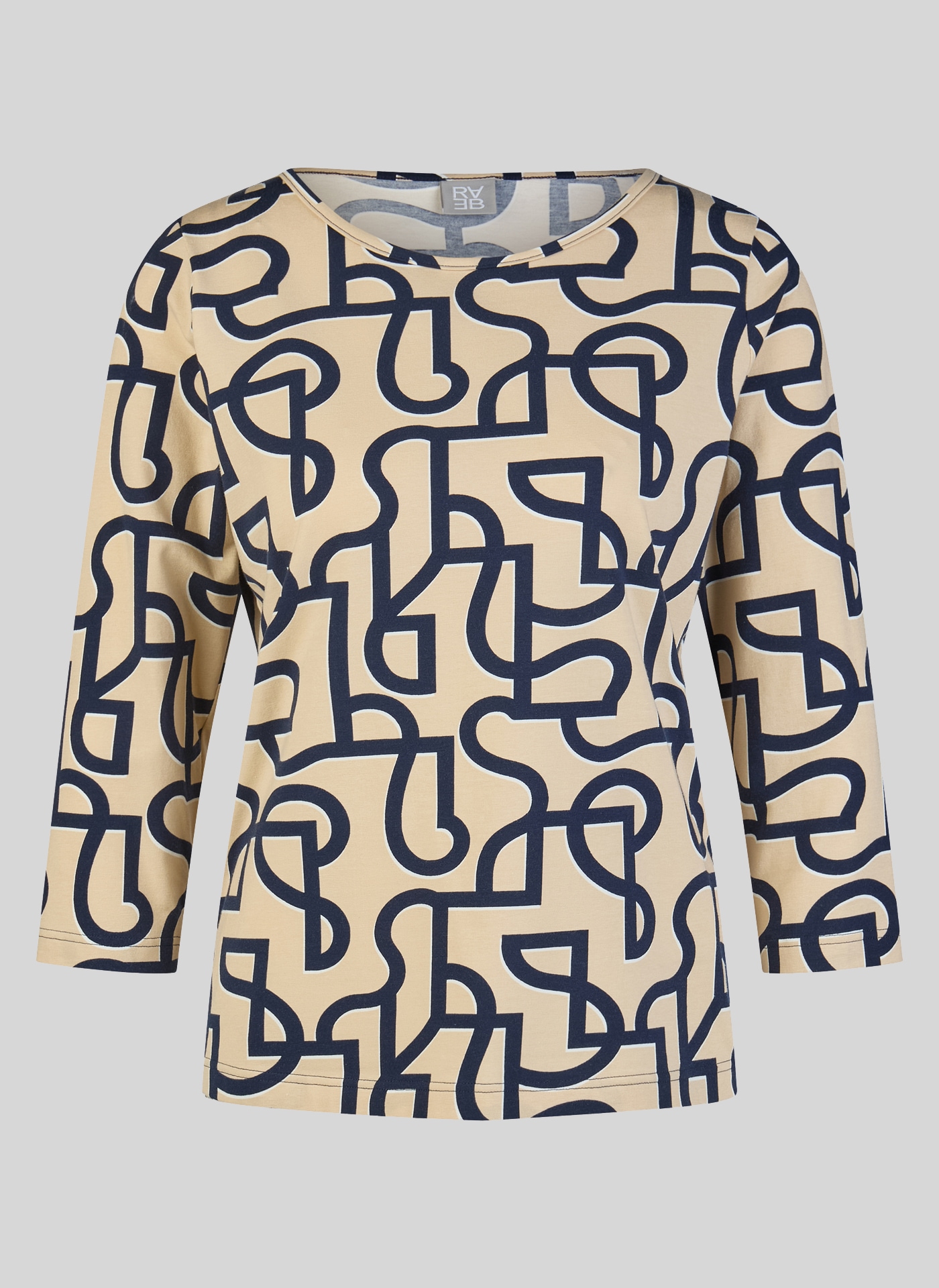 Rabe 3/4-Arm-Shirt mit Allover-Print