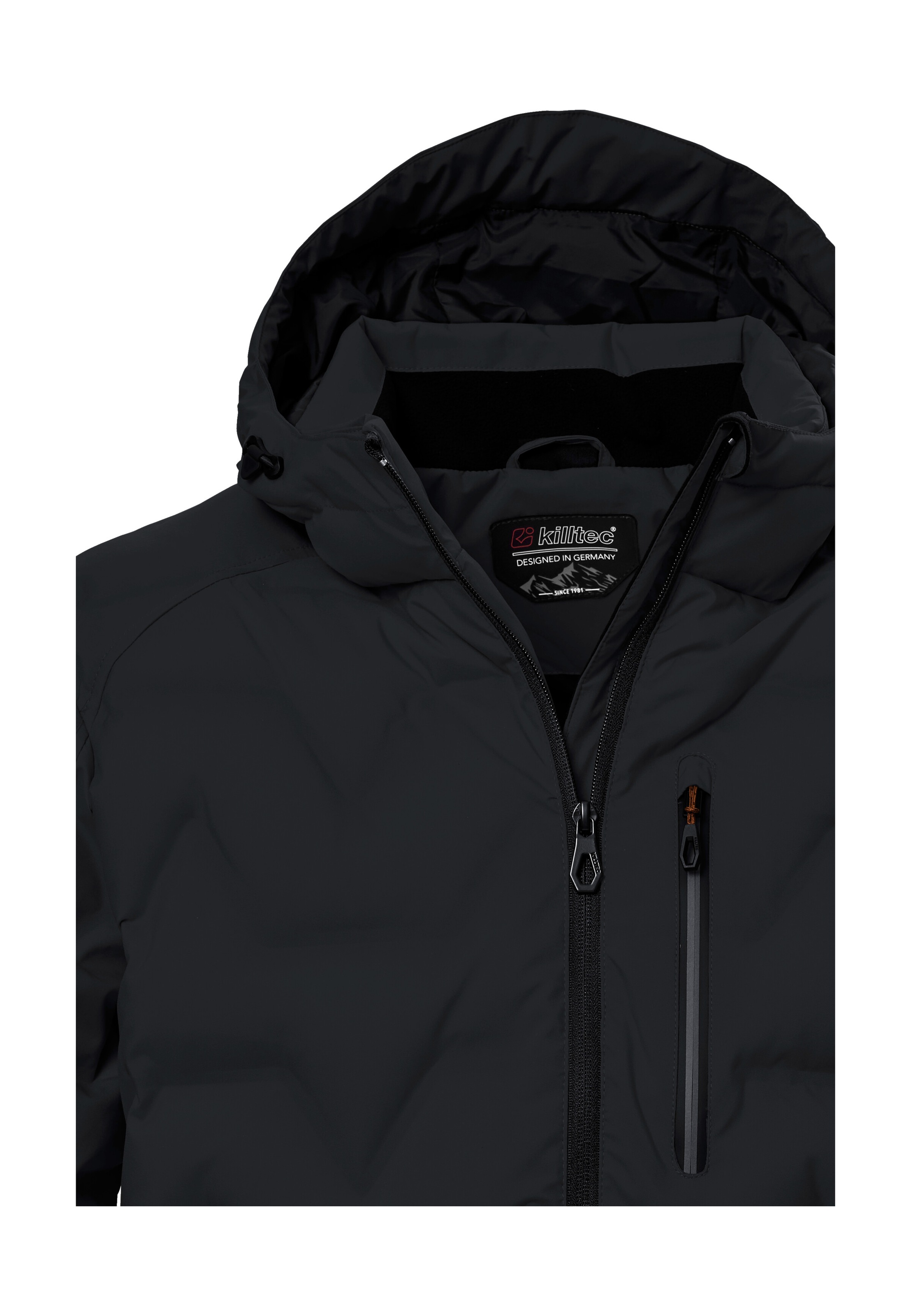 Killtec Steppjacke »KOW 60 MN QLTD JCKT«, Wasser- und windabweisend, atmungsaktiv, verstellbare Kapuze