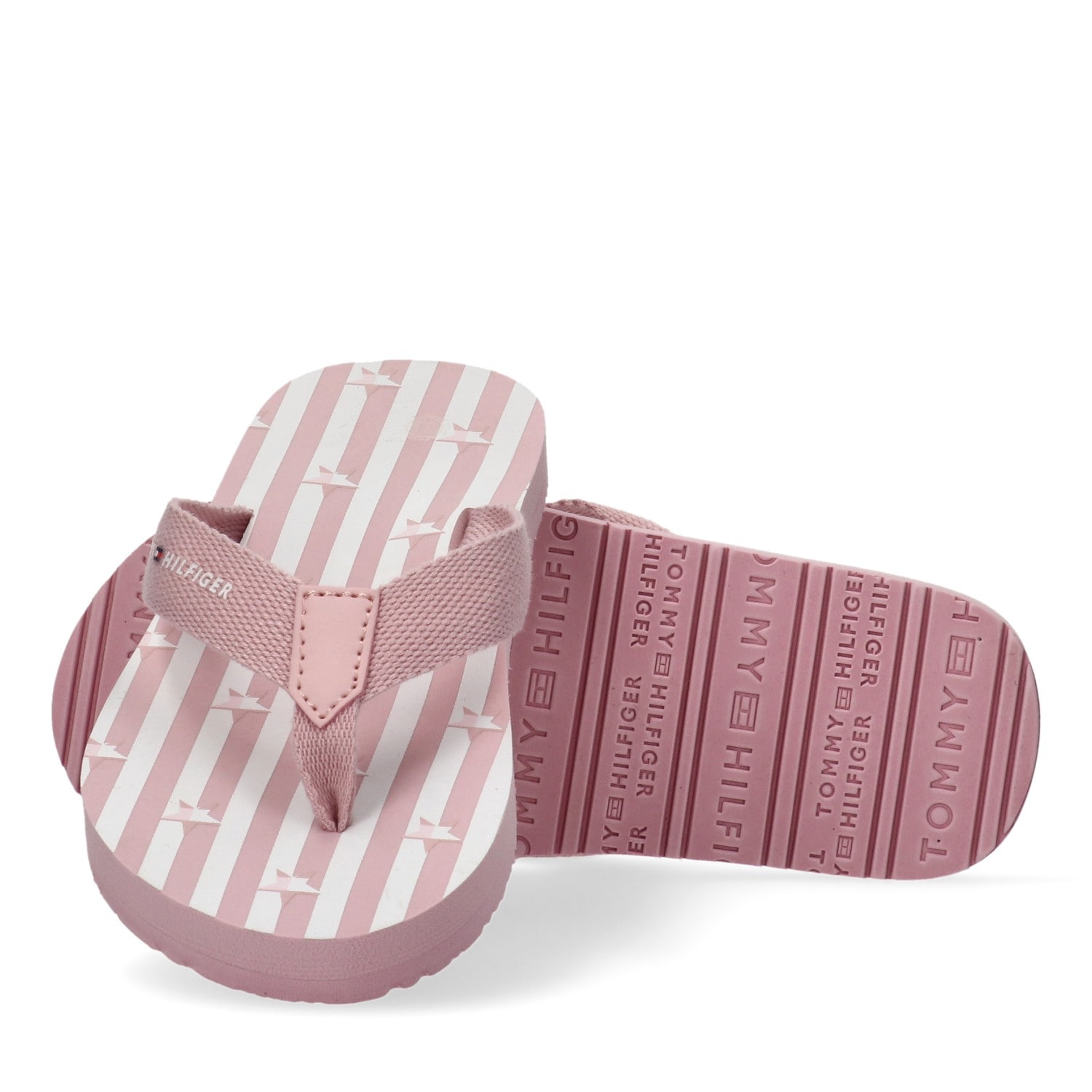 Tommy Hilfiger Zehentrenner  Pool Slides, Schlupfschuh, Strandschuh mit Zehensteg