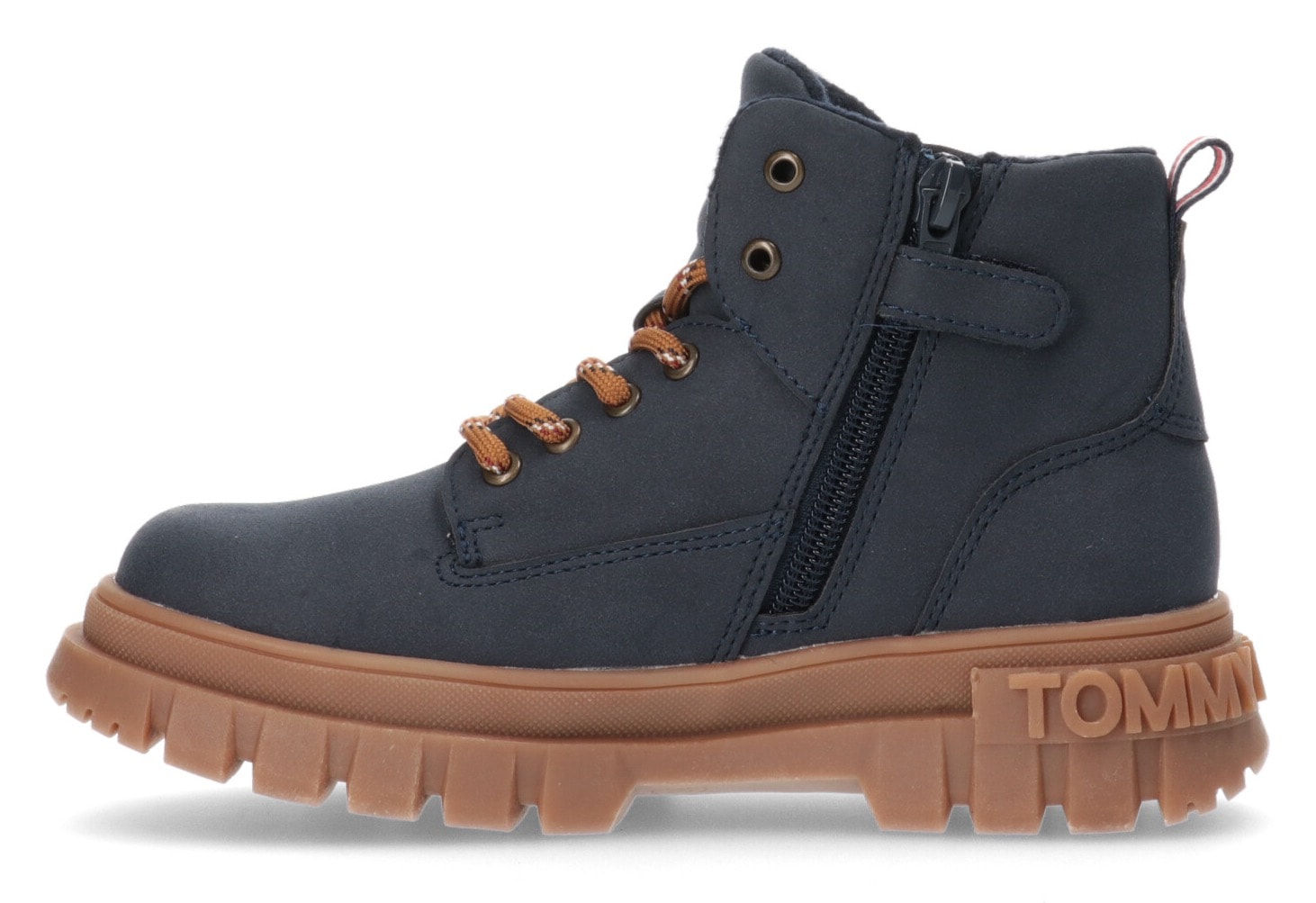 Tommy Hilfiger Schnürboots, Winterstiefel, Schnürstiefel, Boots mit dicker Profil Laufsohle