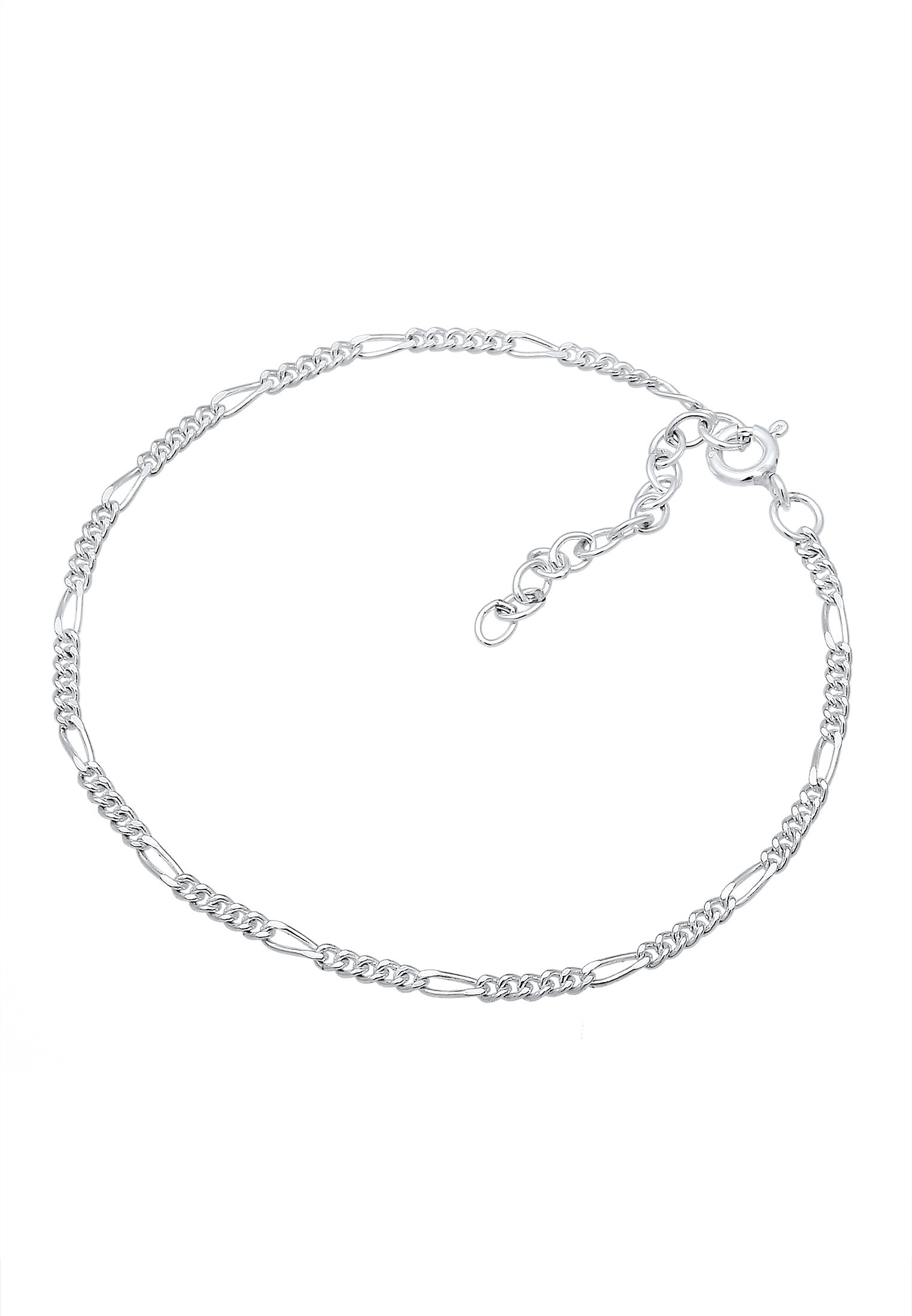 Elli Armkette »Armband Armband Figaro Panzer Basic 925er Silber«