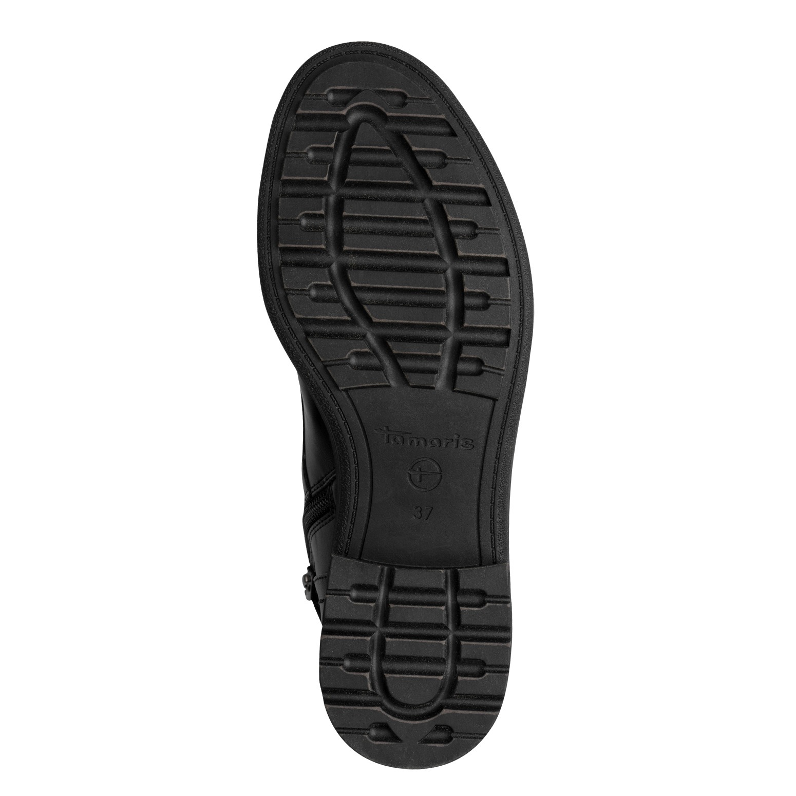 Tamaris Schnürstiefelette  , Blockabsatz, Schnürboots mit Nieten am Schaftrand besetzt