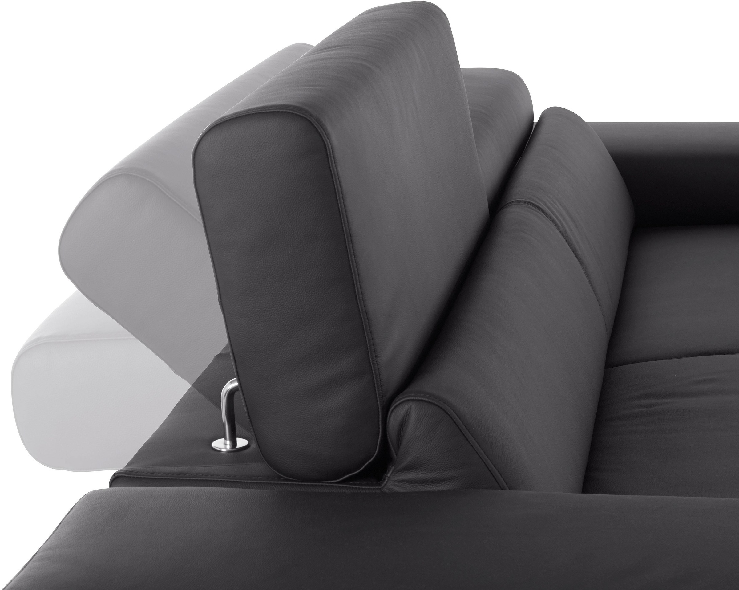 W.SCHILLIG 2-Sitzer »finn«, German Design Award 2016, Fußgestell Chrom glänzend, Breite 230 cm