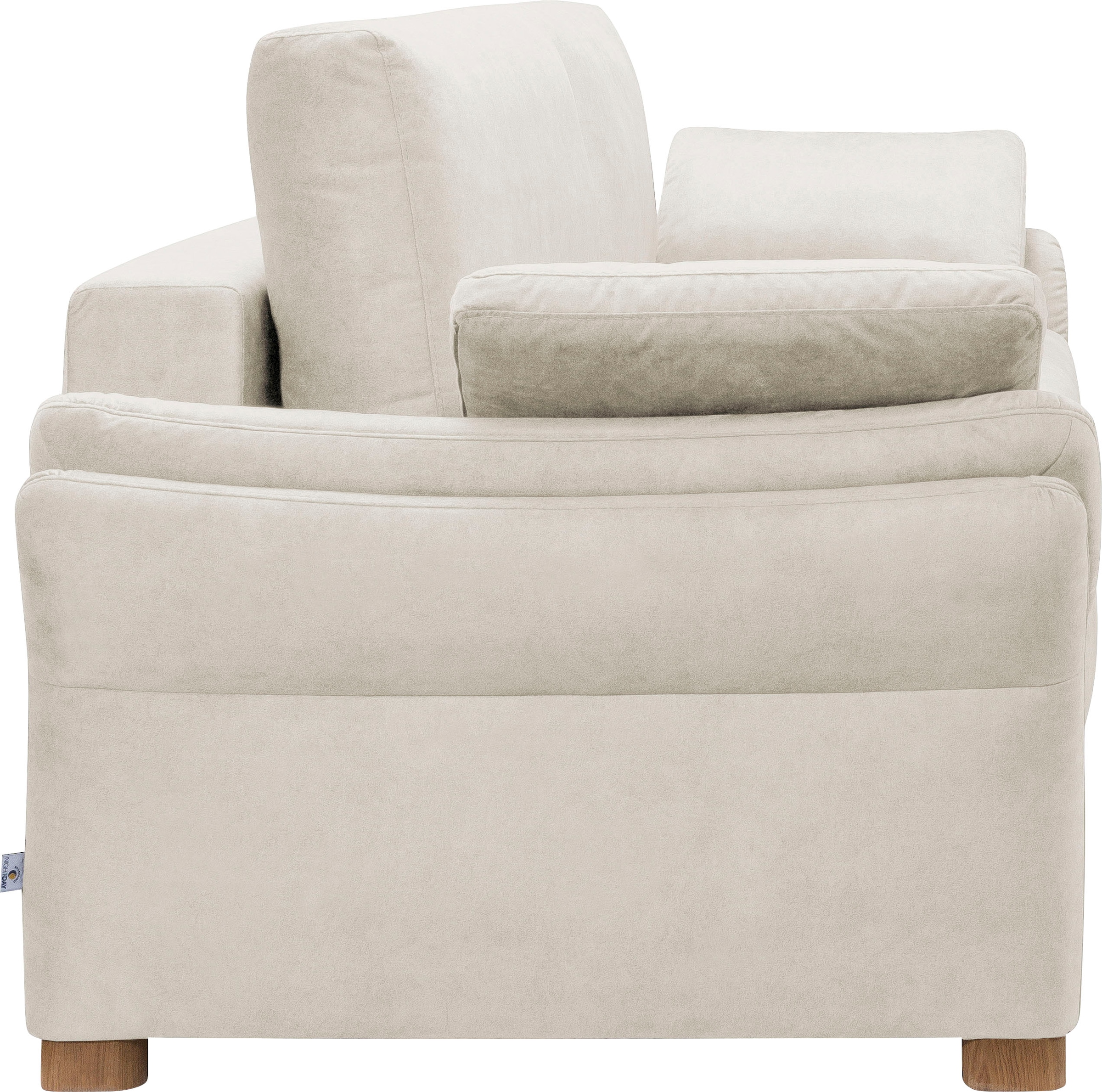 exxpo - sofa fashion 3-Sitzer »Kentt hochwertiger Sitzaufbau für hohen Sitzkomfort, bequeme Armlehnen«, inkl. Boxspring/Federkern-Polsterung, Bettfunktion und Bettkasten