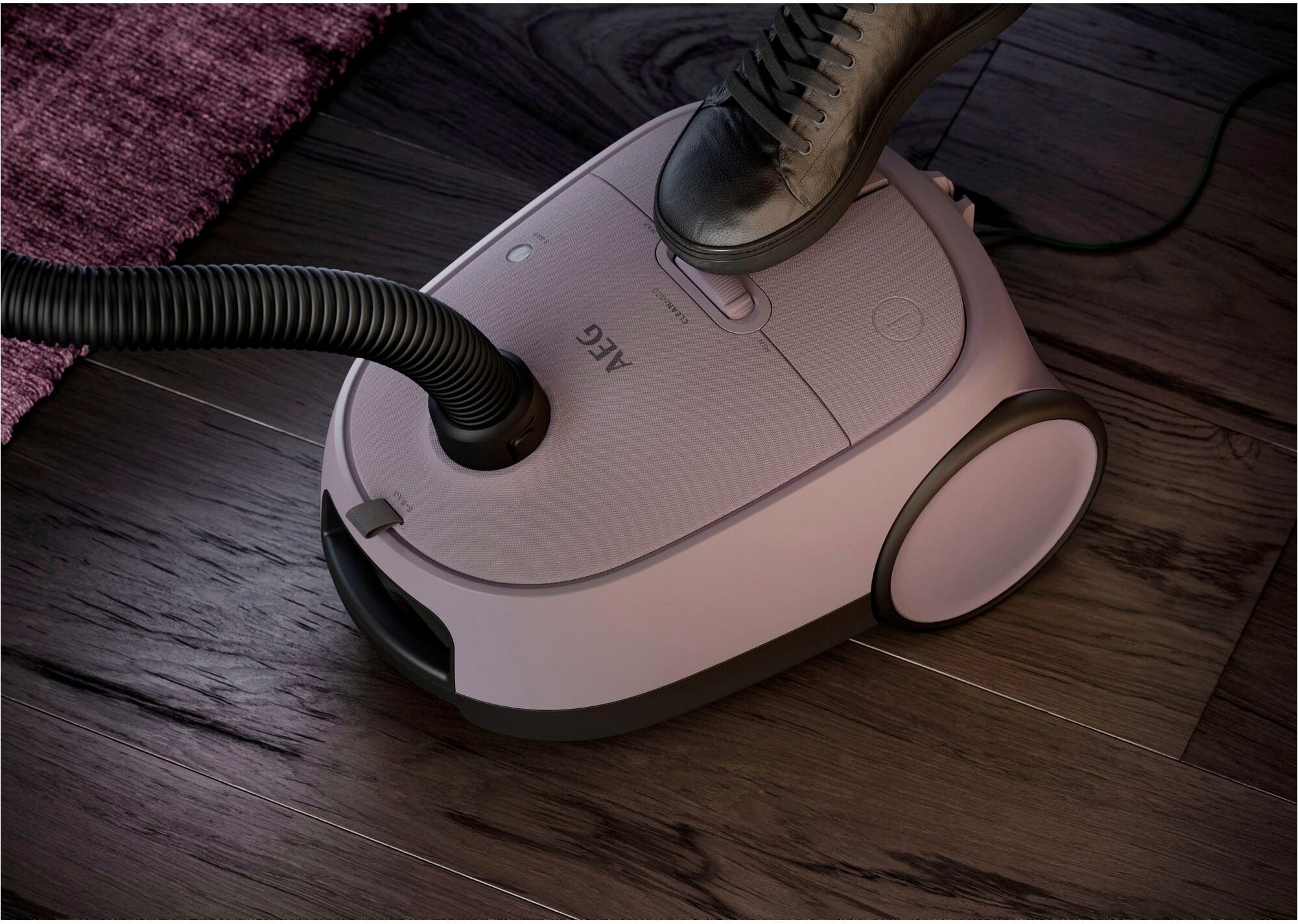 AEG Bodenstaubsauger »CLEAN 6000, hohe Saugleistung,«, 850 W, mit Beutel, inkl. Zusatzdüsen, 65 % Recyclingkunststoff