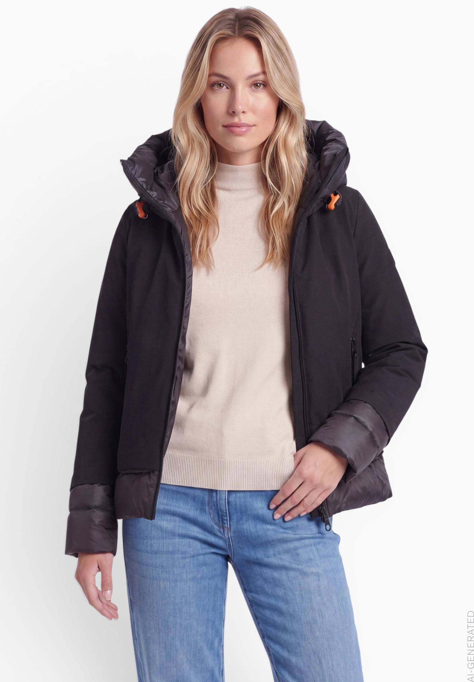 Gil Bret Steppjacke mit Kapuze mit Kapuze und Kordelzug