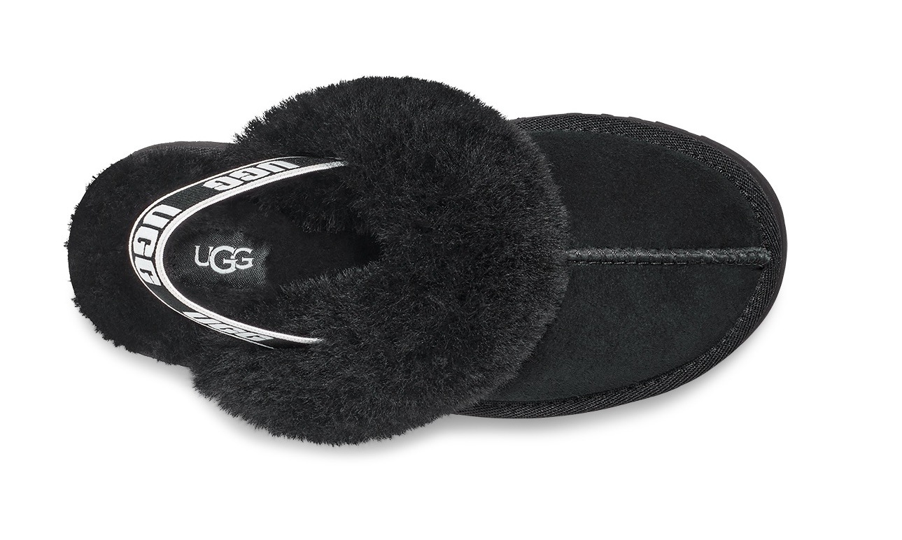 UGG Hausschuh »Funkette«, Plateau Clog, Mule, Hausschuh mit elastischem Fersen-Strap