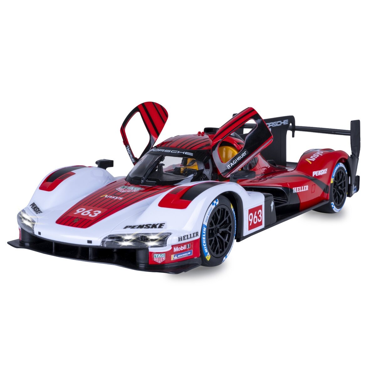 Jamara RC-Auto »Porsche 963 LMDH 1:14 rot 2,4GHz Tür manuell«