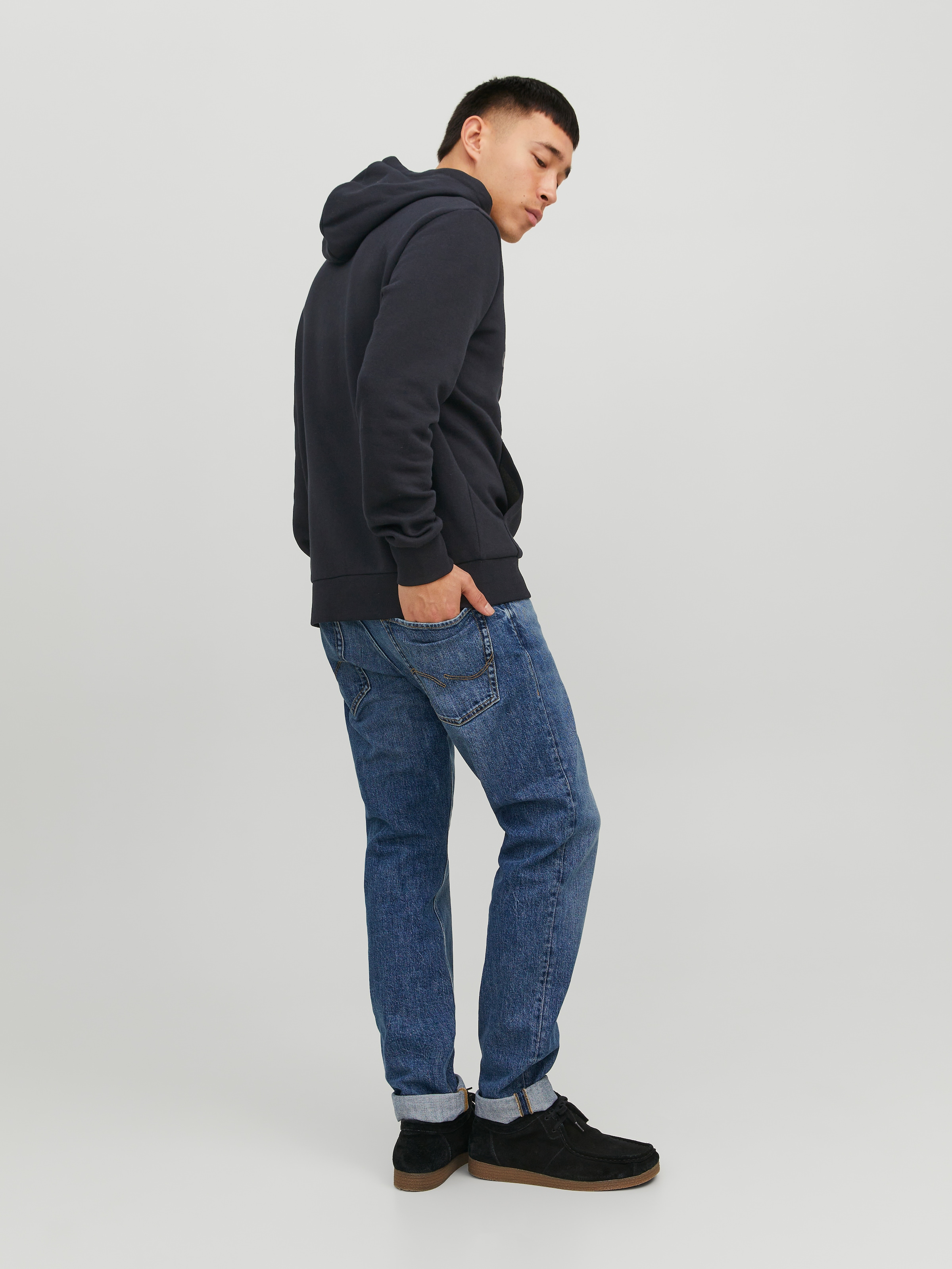 Jack & Jones Kapuzensweatshirt »JJECORP LOGO SWEAT HOOD NOOS«, mit Logo Print
