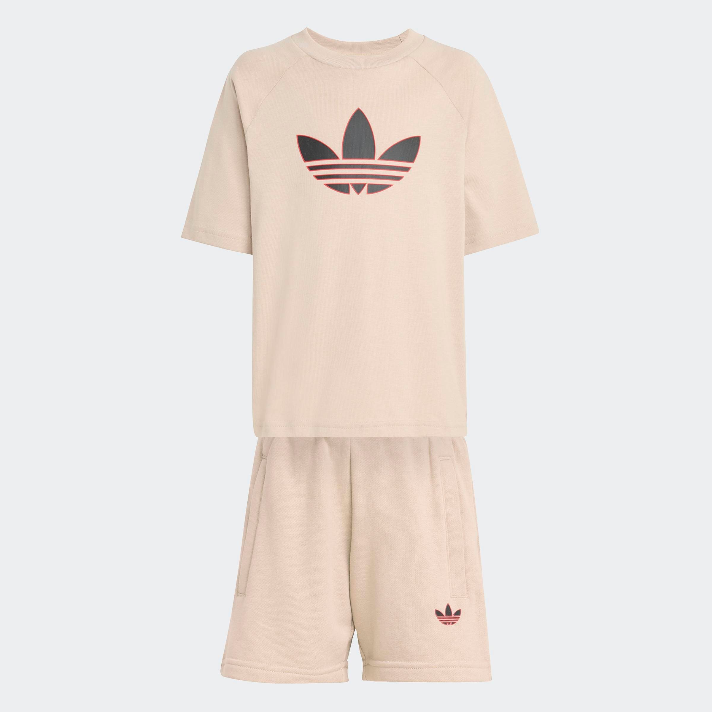adidas Originals Trainingsanzug »LOCKERES KURZES -SET MIT TREFOIL« 2 tlg.