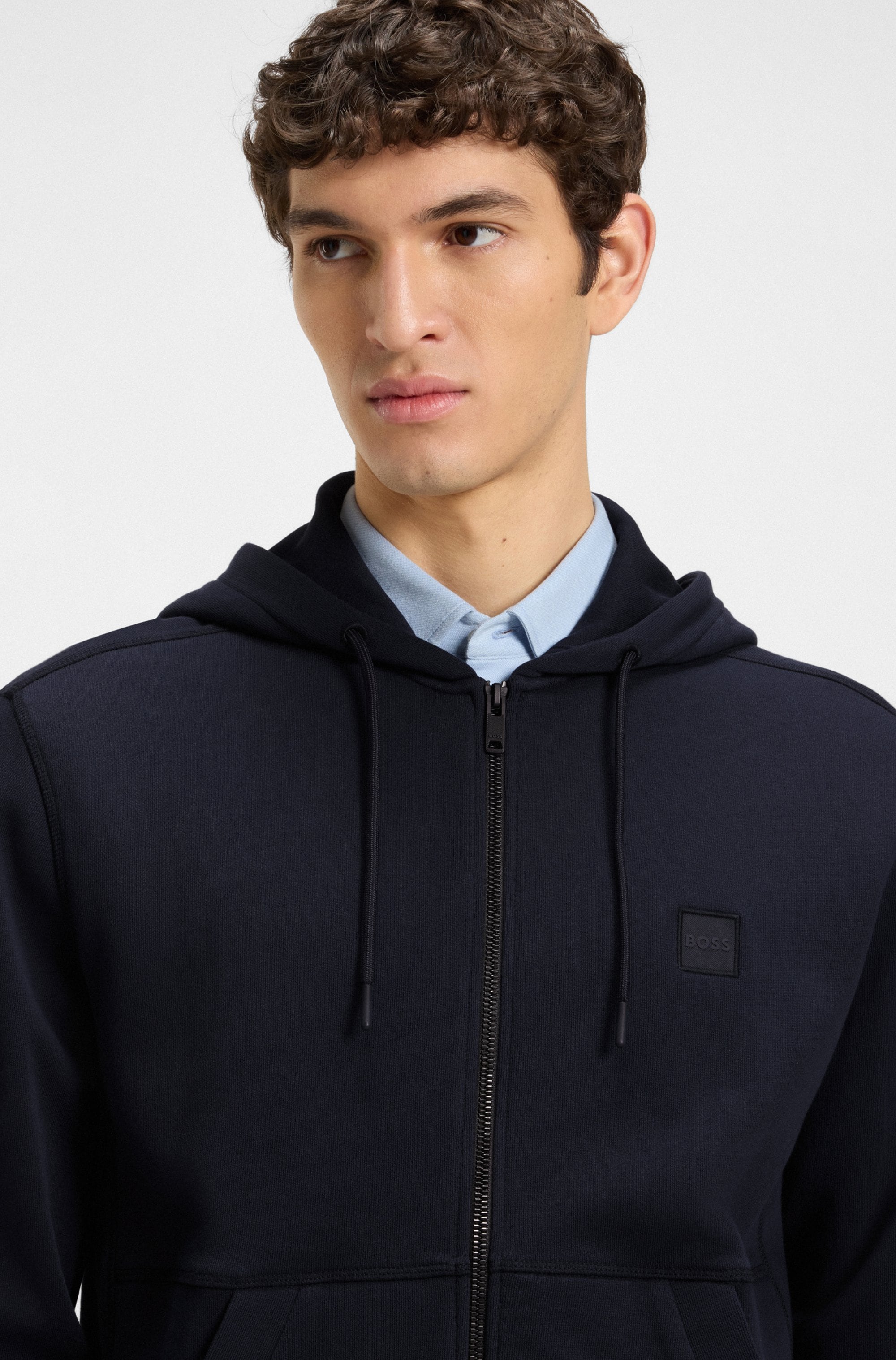 BOSS ORANGE Kapuzensweatjacke »Zetalky«, mit Kängurutasche