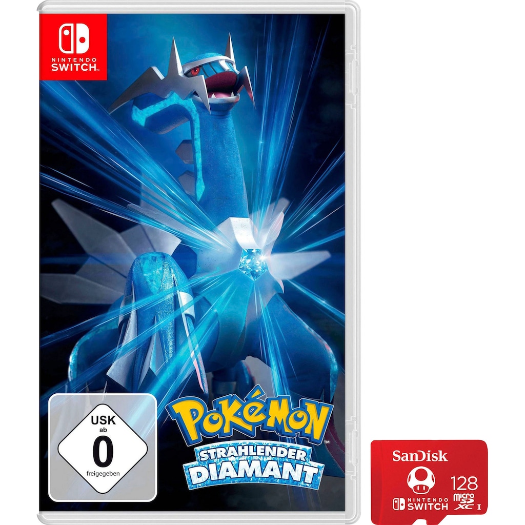 Nintendo Switch Spielesoftware »Pokémon Strahlender Diamant«, Nintendo Switch, inkl. 128 GB SanDisk Speicherkarte