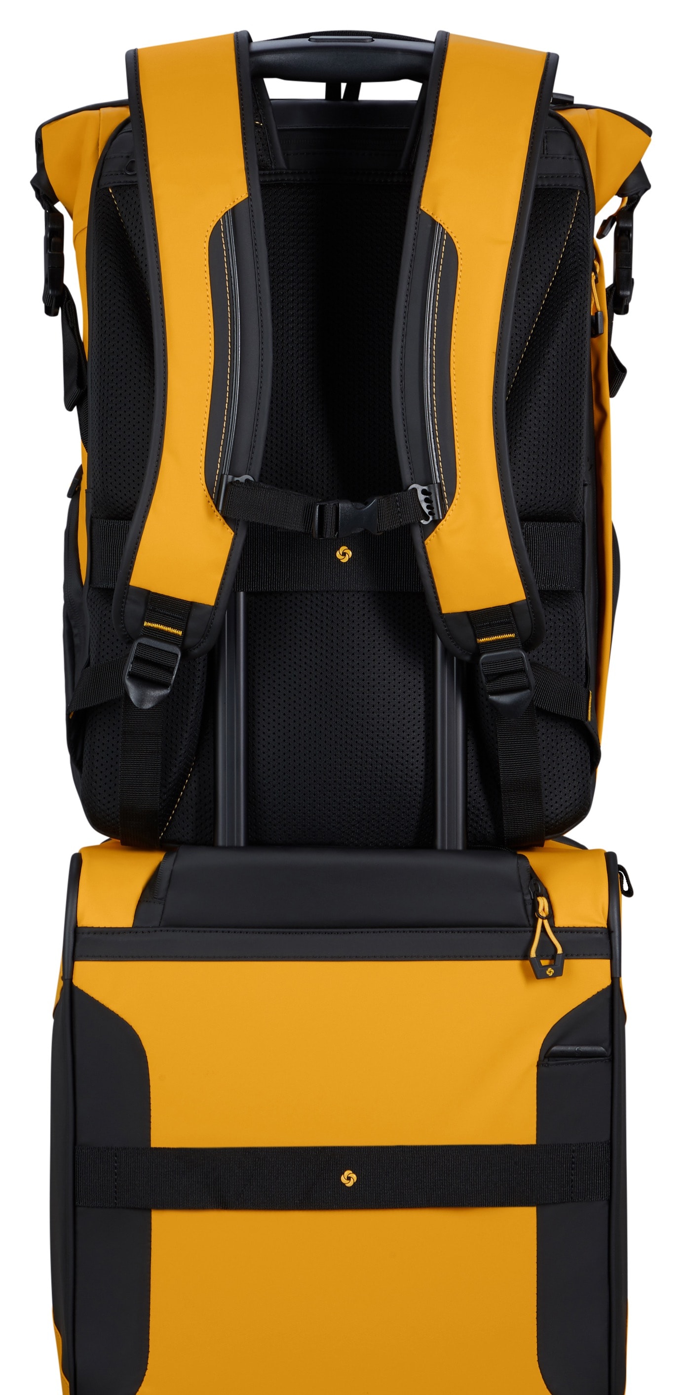 Samsonite Reiserucksack »ECODIVER L«, Freizeitrucksack Laptoprucksack Trolleyaufstecksystem Rolltop Backpack