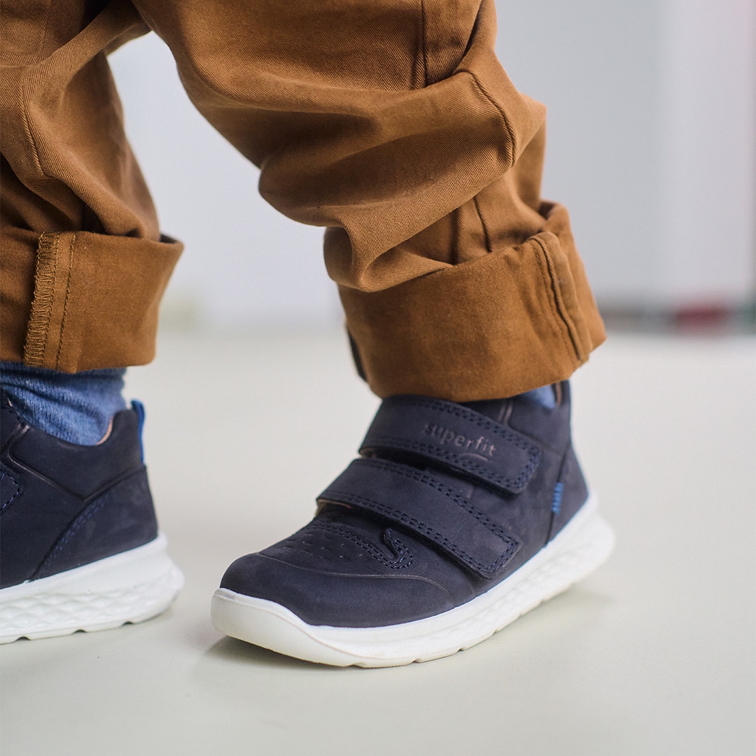 Superfit Klettschuh »BREEZE WMS: mittel«, Sneaker mit halbhohem Schaft, Größenschablone zum Download