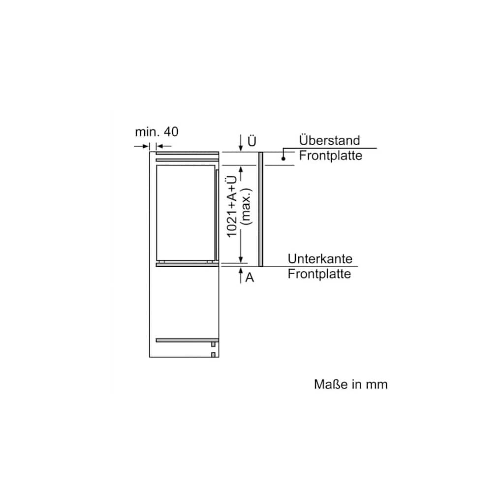 NEFF Einbaukühlschrank »KI1311SE0«, KI1311SE0, 102,1 cm hoch, 54,1 cm breit