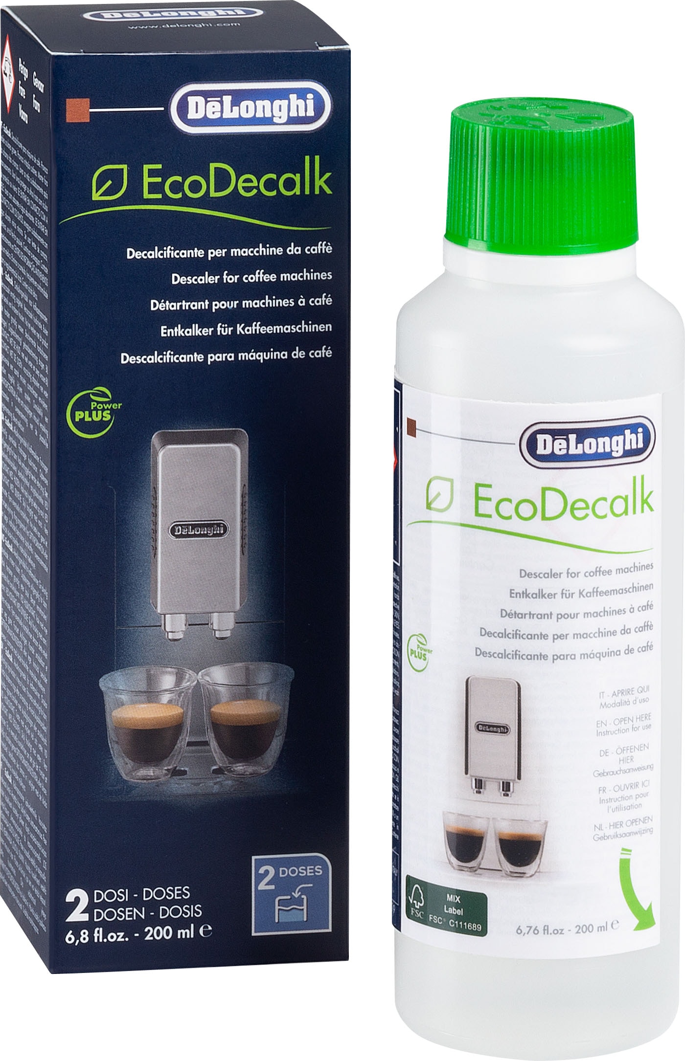 Entkalker »DLSC202 EcoDecalk«, für Kaffeevollautomat und Espressomaschine