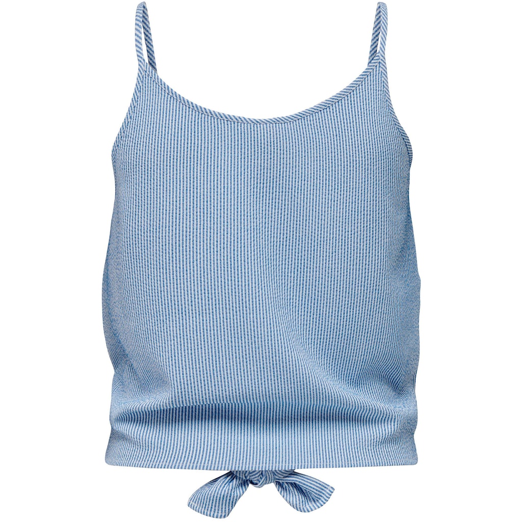 ONLY Trägertop »ONLLECEY SL KNOT SINGLET NOOS WVN«, mit geknotetem Detail