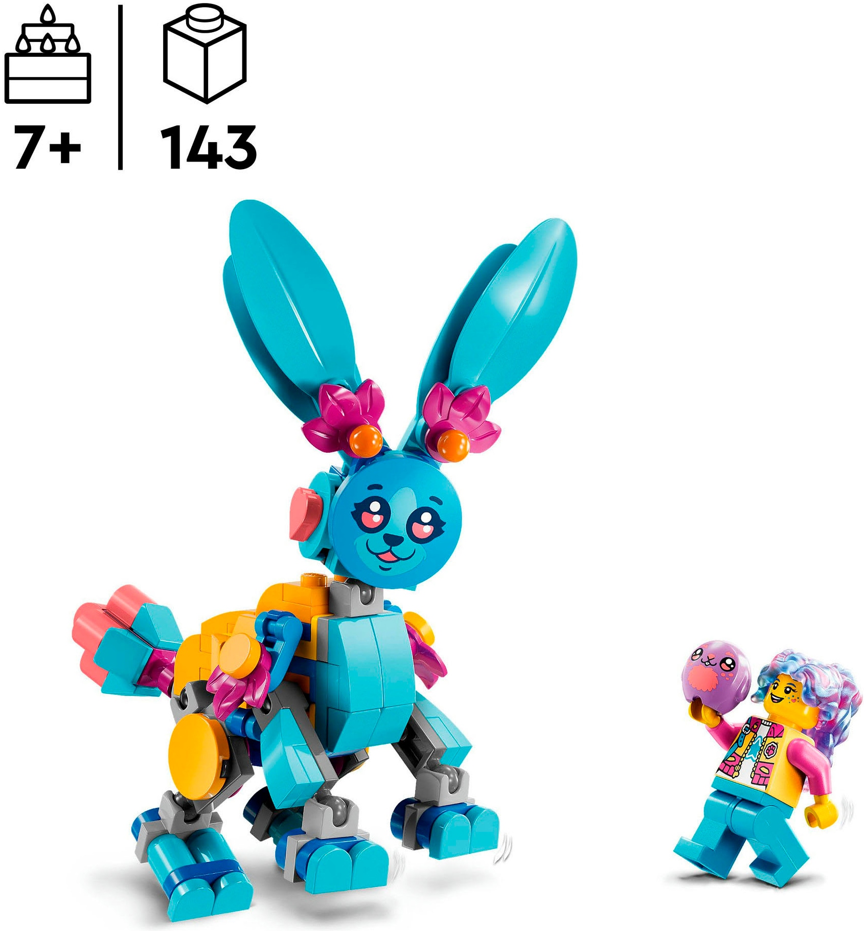 LEGO® Konstruktionsspielsteine »Bunchus kreative Tierabenteuer (71488), LEGO DREAMZzz«, (143 St.), Made in Europe