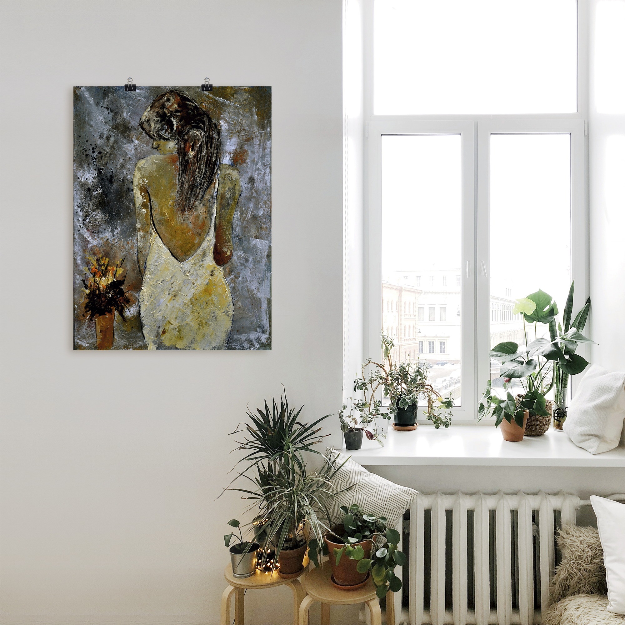 Artland Wandbild »Junge Frau«, Frau, (1 St.), als Leinwandbild, Poster in verschied. Größen