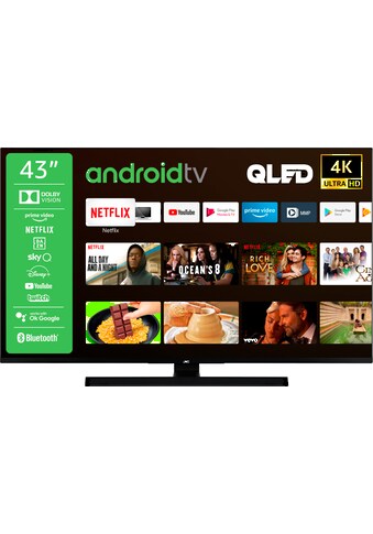 JVC QLED-Fernseher »LT-43VAQ6155«, 108 cm/43 Zoll, 4K Ultra HD, Android TV, HDR Dolby... kaufen