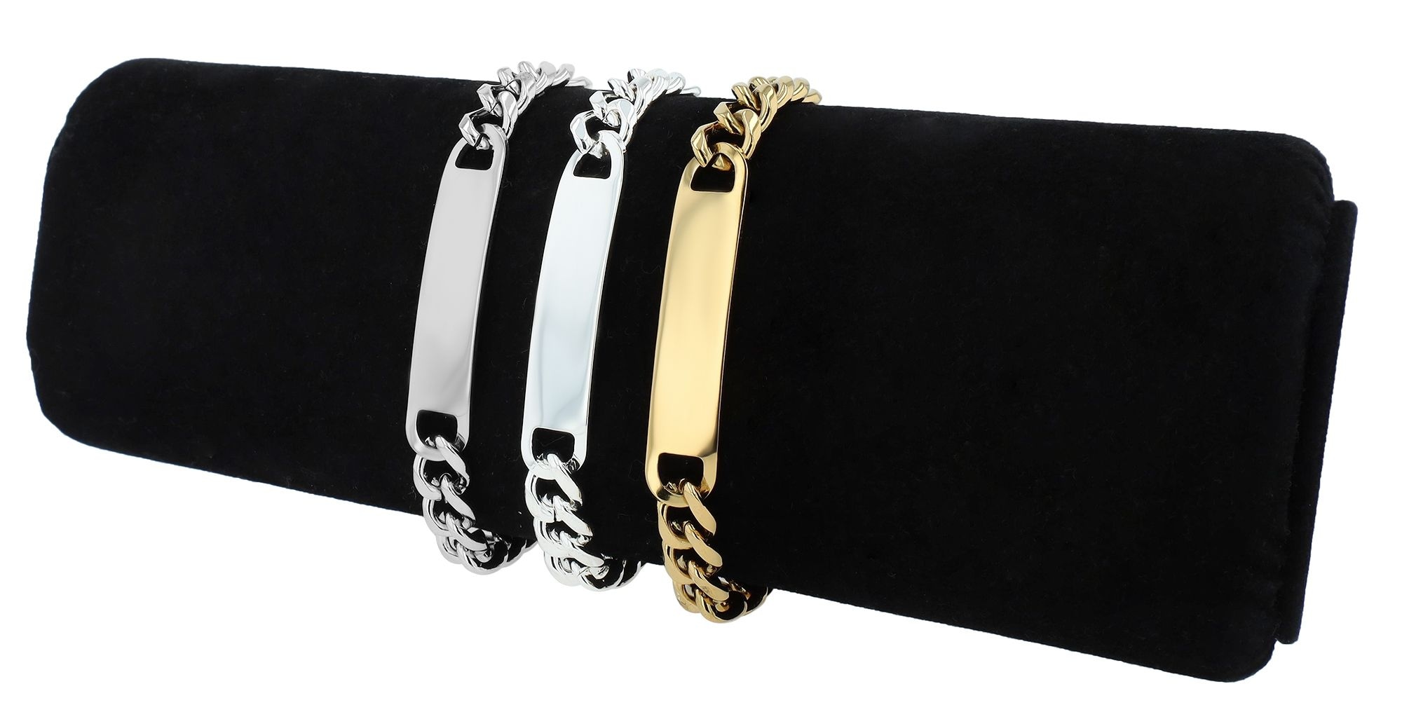 Adelia´s Panzerarmband »Unisex Armband ¿ Panzerarmband aus Edelstahl 21 cm«