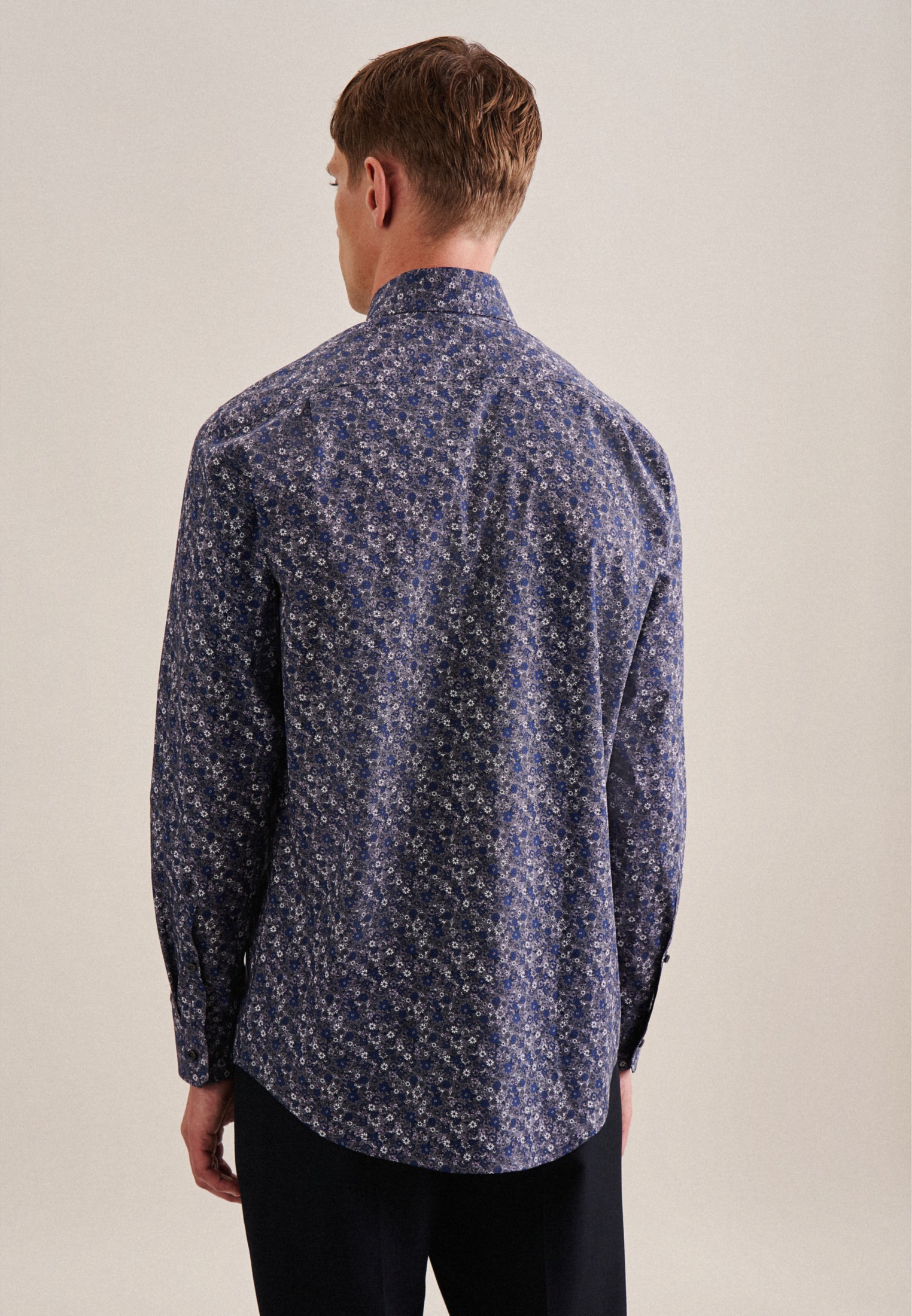 seidensticker Businesshemd »Regular«, Regular Extra langer Arm Kentkragen Floral