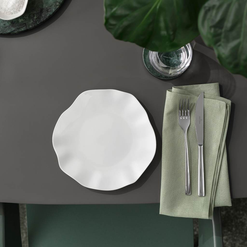 Villeroy & Boch Frühstücksteller »Frühstücksteller Pura ø 22 cm 6er Set weiß« Spülmaschinenfest, Mikrowellensicher