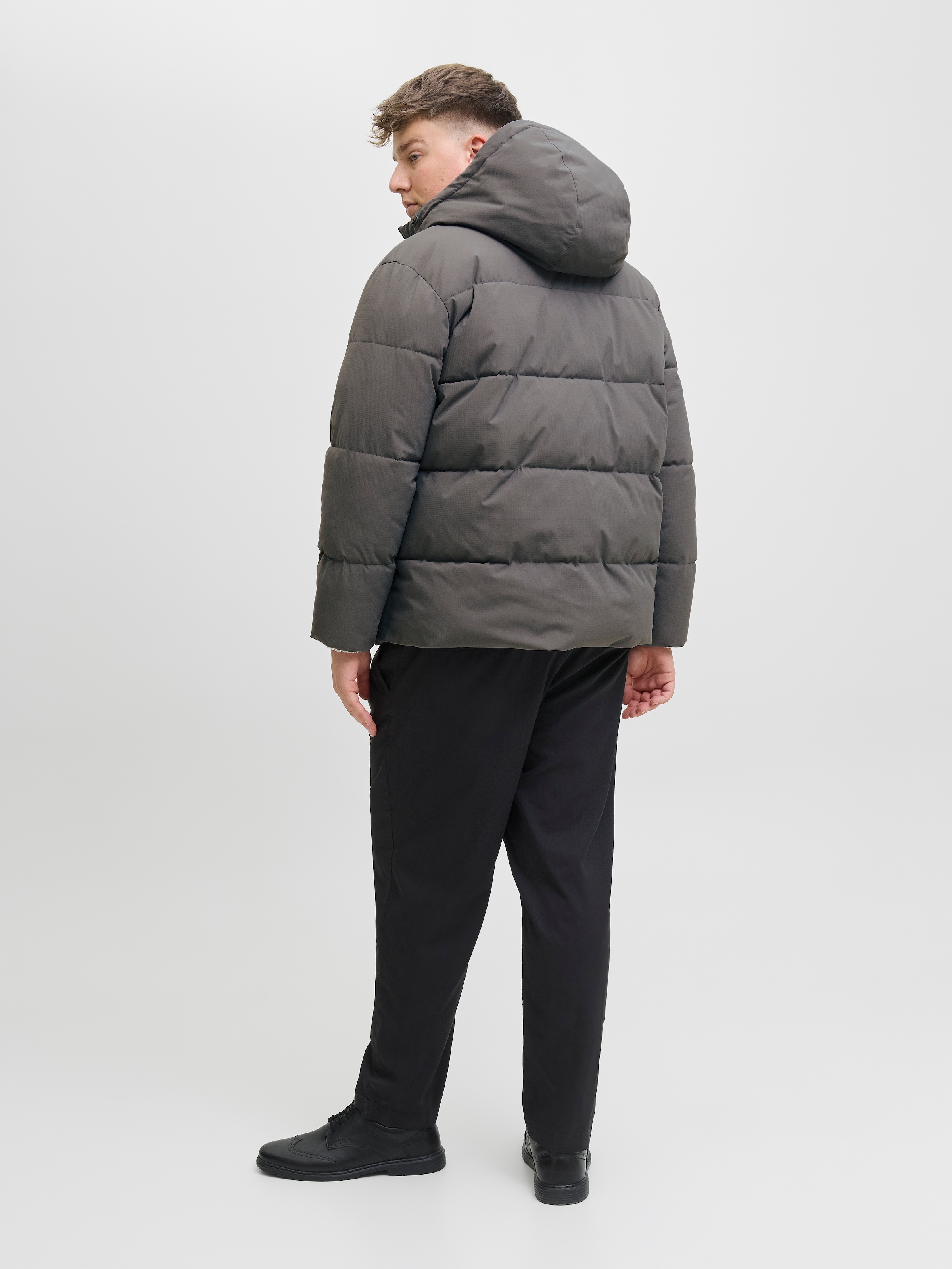Jack & Jones PlusSize Steppjacke »JJGLOBAL PUFFER JACKET PLS«, mit Kapuze