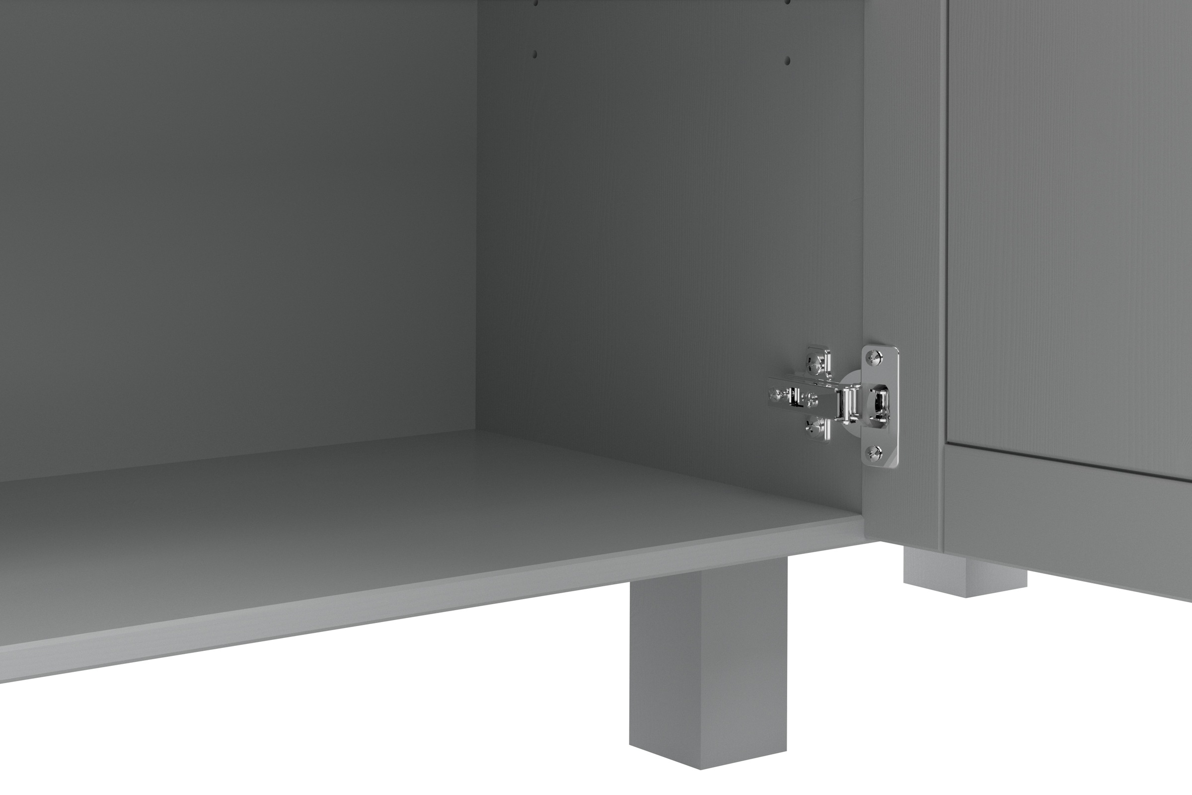 Home affaire Anrichte »Alby2«, Mit 3 Türen, 3 Schubkästen und Metallgriffe, Breite 125 cm
