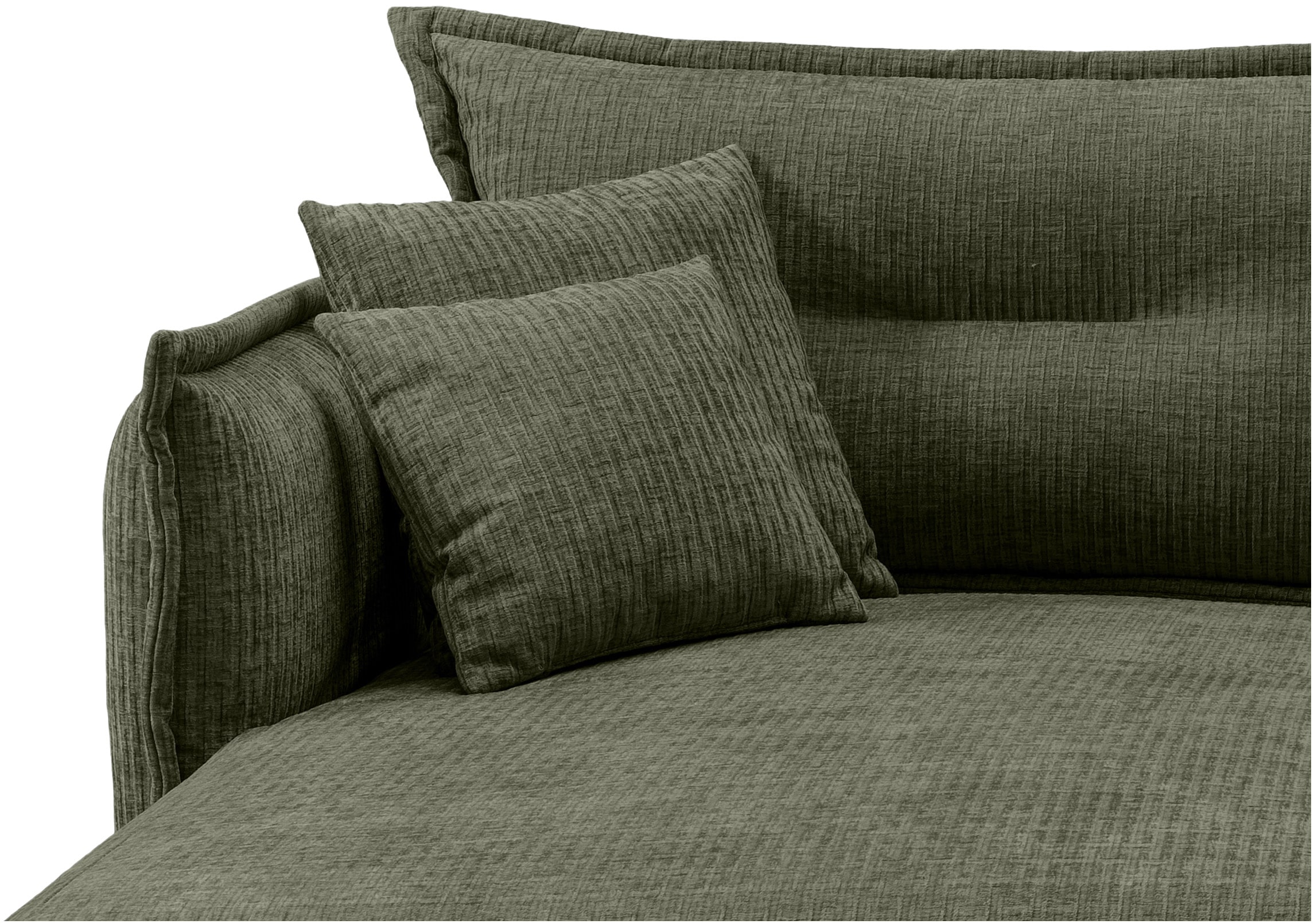 Home affaire Ecksofa »Lazio modern und bequem, schmale Armlehnen, tolle Detailverarbeitung« zwei verschiedene Fußfarben wählbar