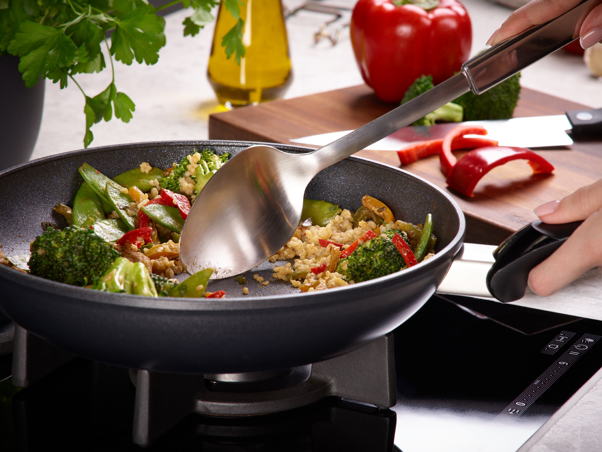 Fissler Pfannen-Set »Adamant® Classic« Aluminium Set, je 1 Bratpfanne Ø 24 u. 28 cm, 2 Stk. tlg. kratzfest, Made in Germany