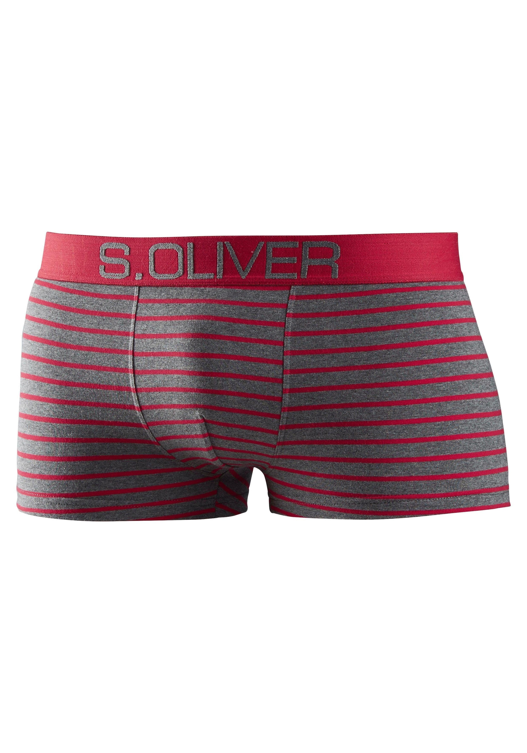 s.Oliver Boxer »Boxershorts für Herren«, (Packung, 4 St.), in Hipster-Form aus Baumwoll-Mix