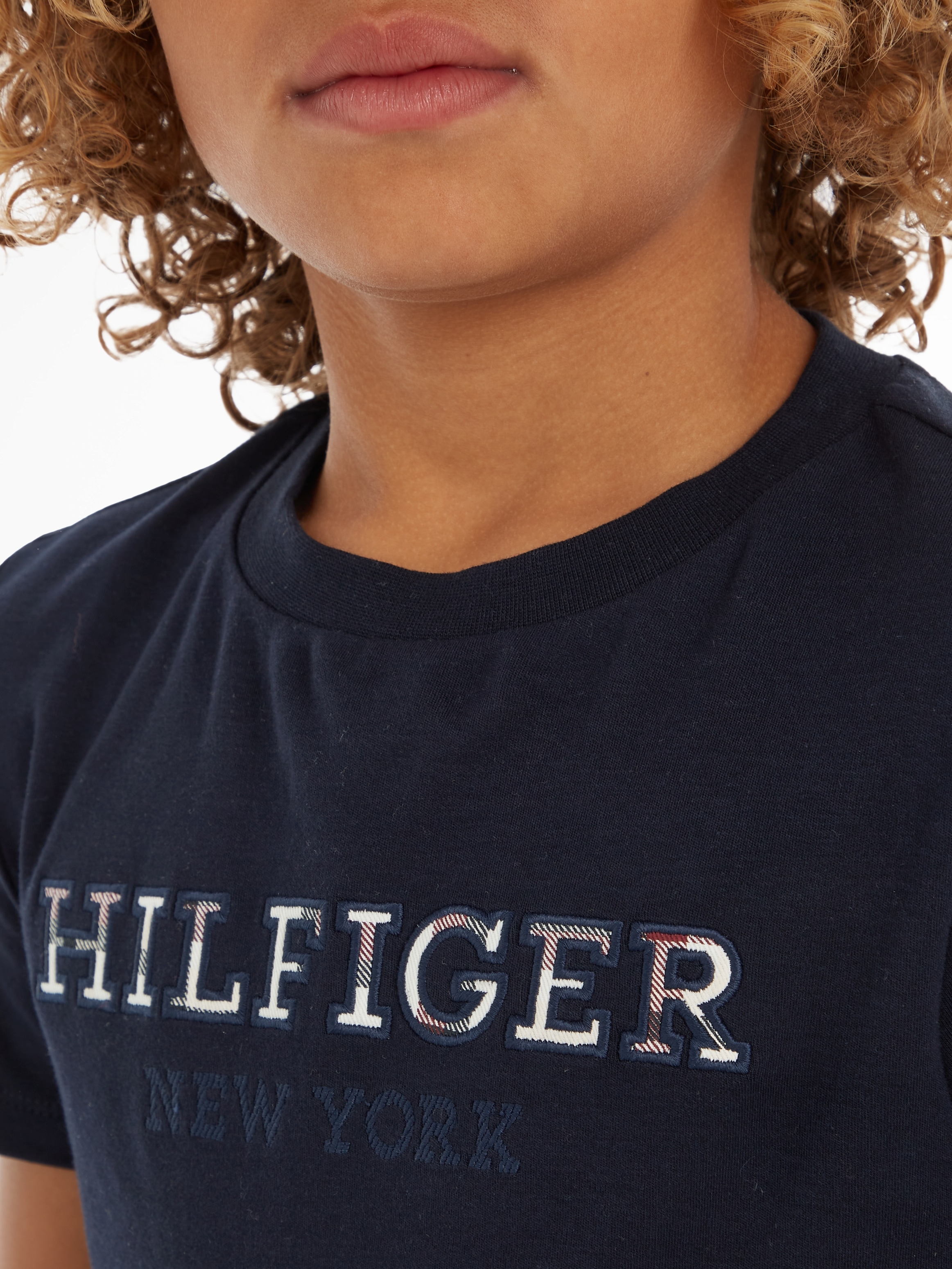 »HILFIGER Hilfiger TEE LOGO mit bei T-Shirt Hilfiger S/S«, Tommy OTTO Statement Print
