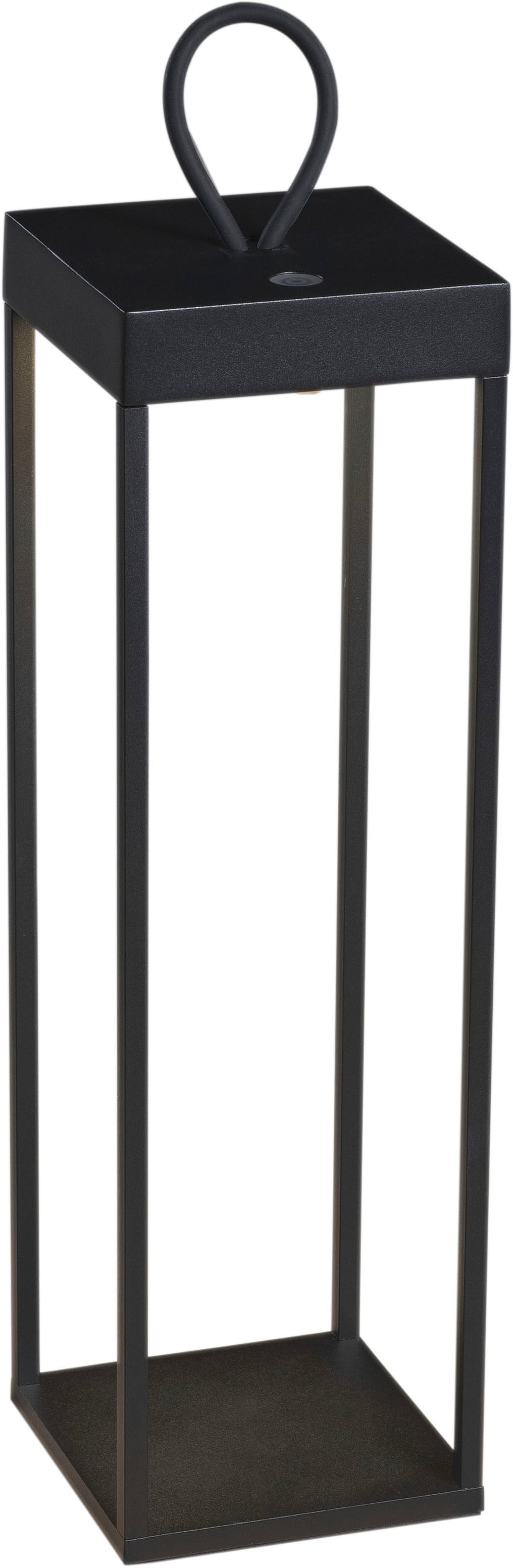 Konstsmide LED Laterne »Ravello« LED-Modul 2 Stk. Warmweiß Ravello LED USB-Laterne in schwarz, Größe Höhe: 50 cm