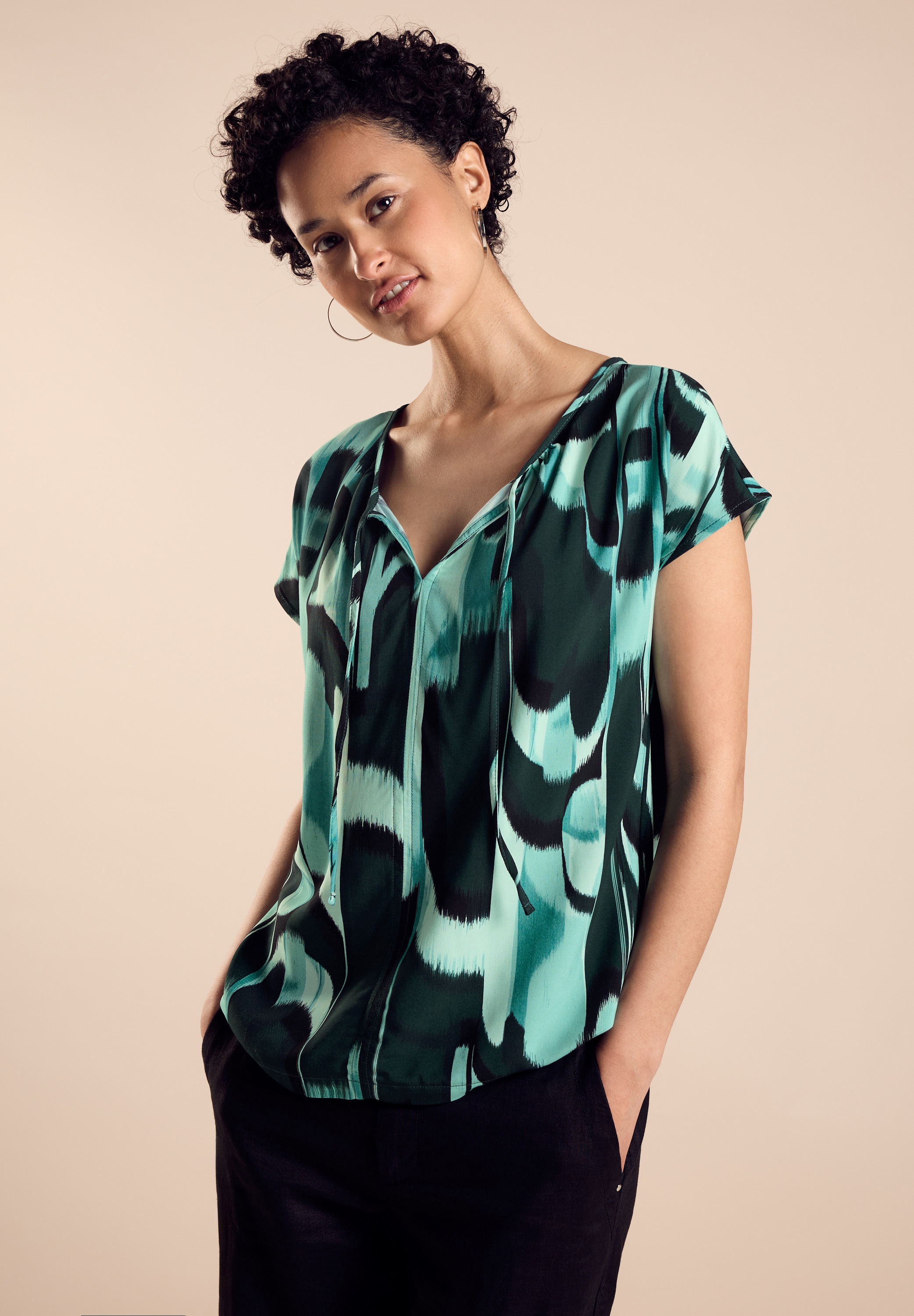 STREET ONE Shirttop, mit Allover-Print